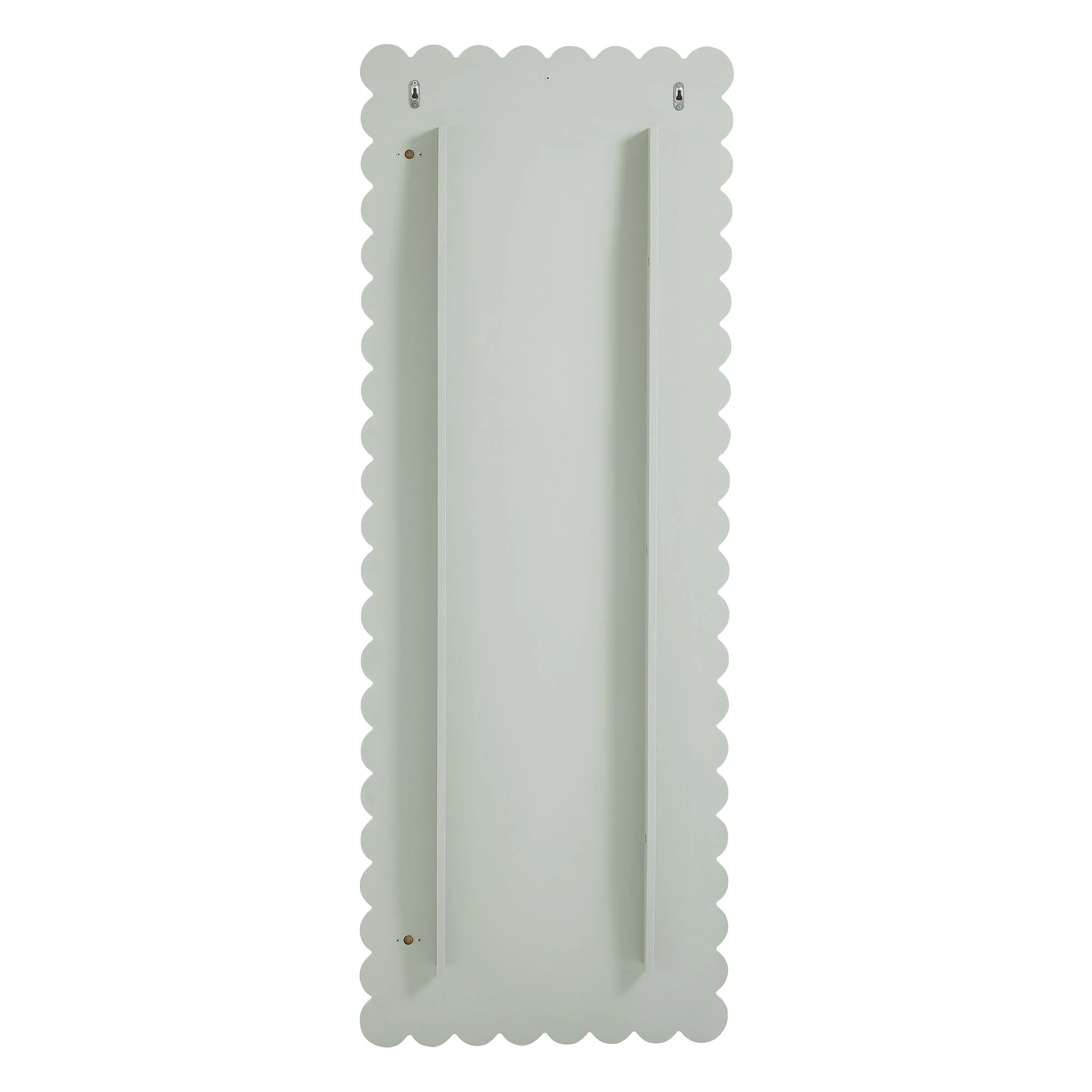 Emmeline Scalloped Rectangle Floor Mirror by Modway - Image 13