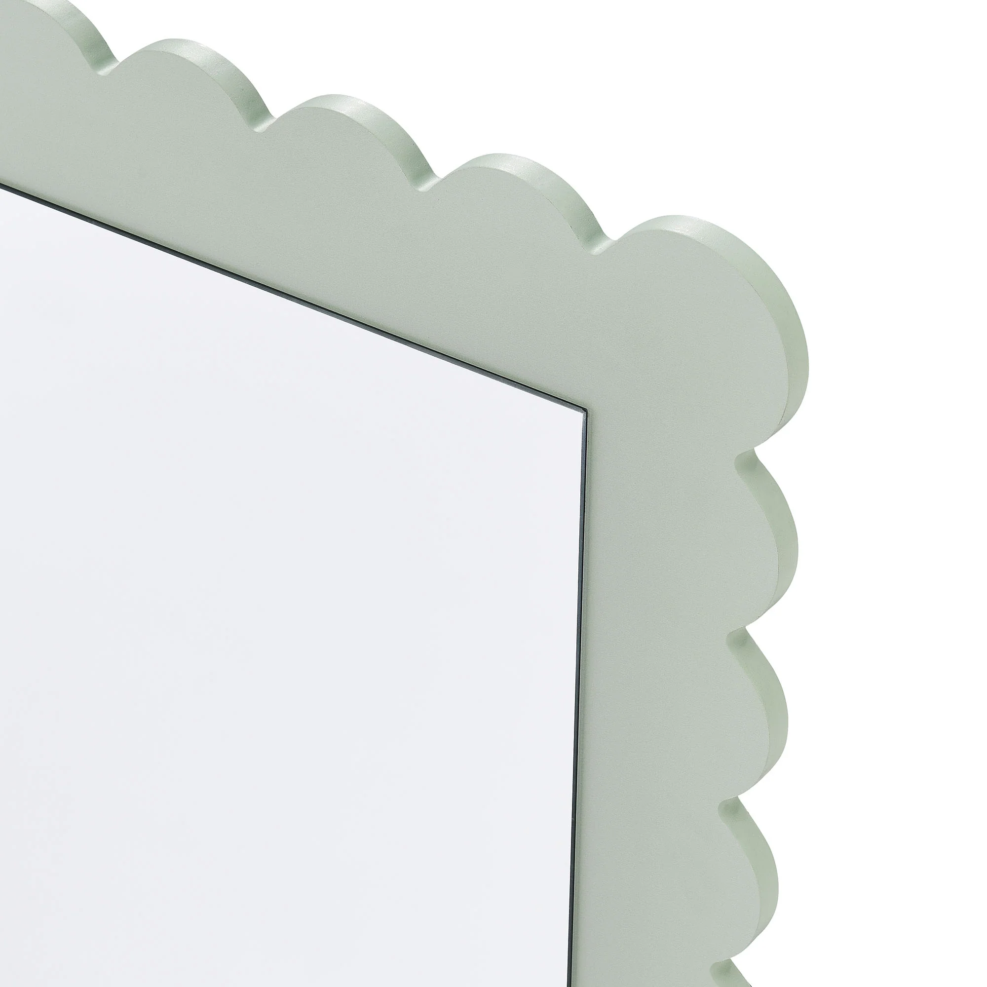 Emmeline Scalloped Rectangle Wall Mirror by Modway - Image 10