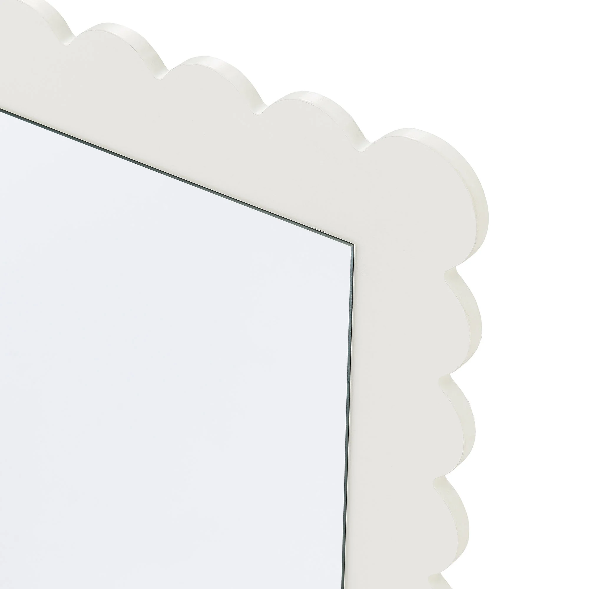 Emmeline Scalloped Rectangle Wall Mirror by Modway - Image 11