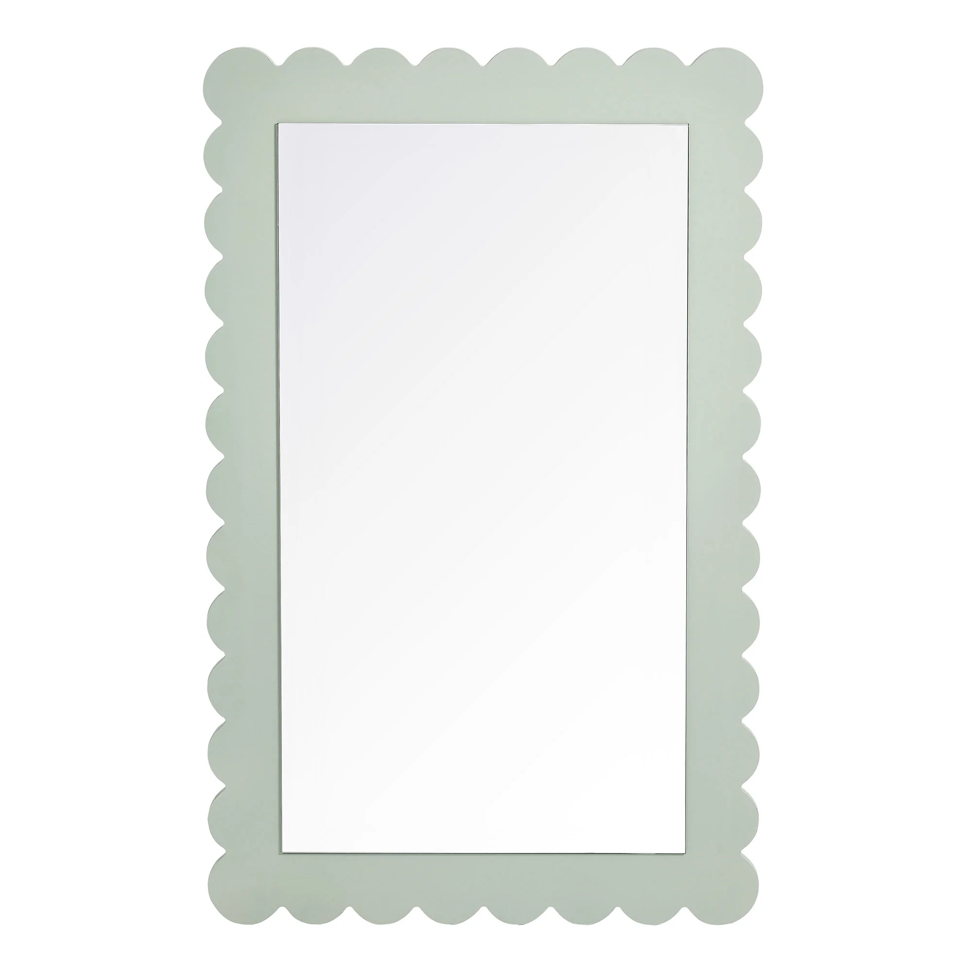 Emmeline Scalloped Rectangle Wall Mirror by Modway - Image 12