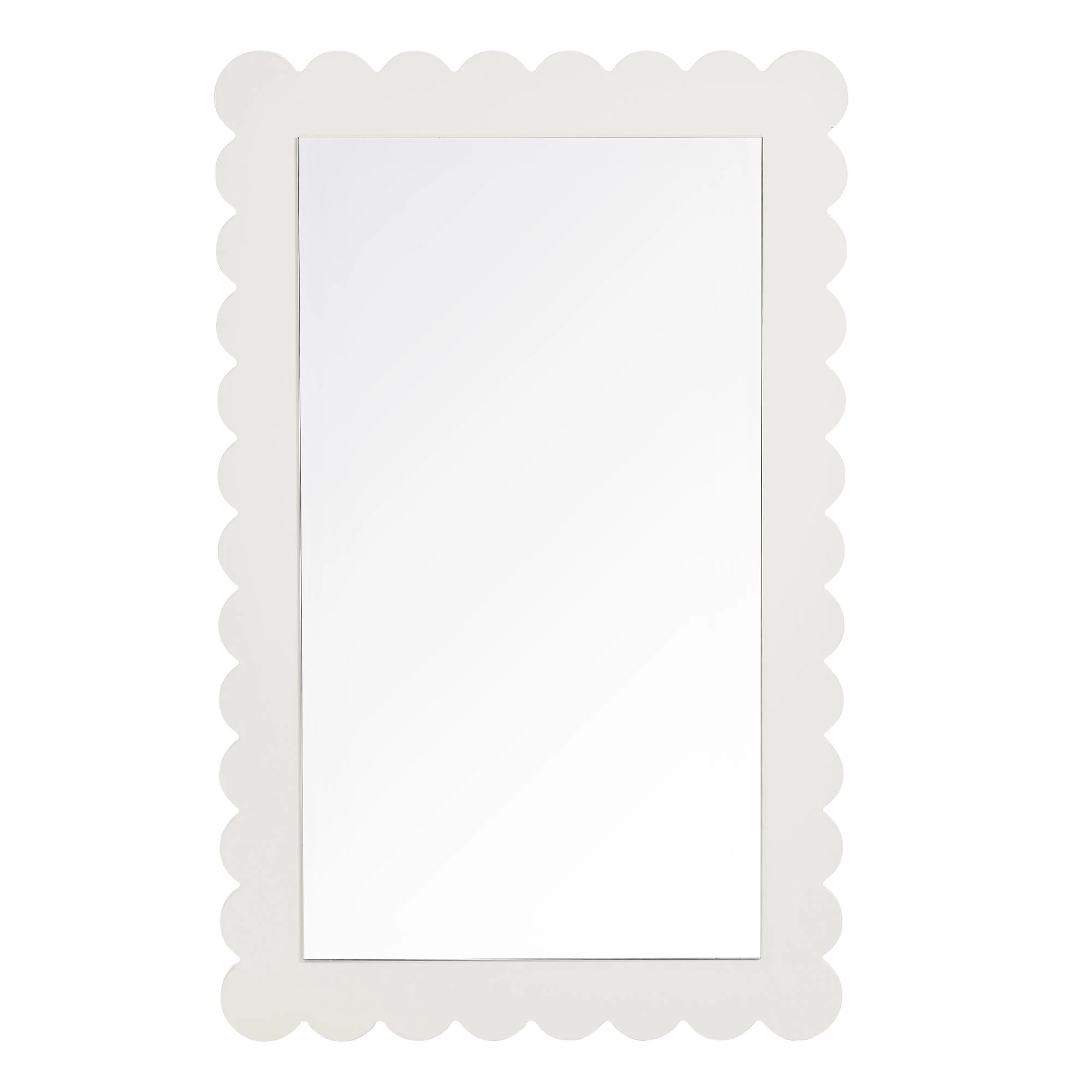 Emmeline Scalloped Rectangle Wall Mirror by Modway - Image 13