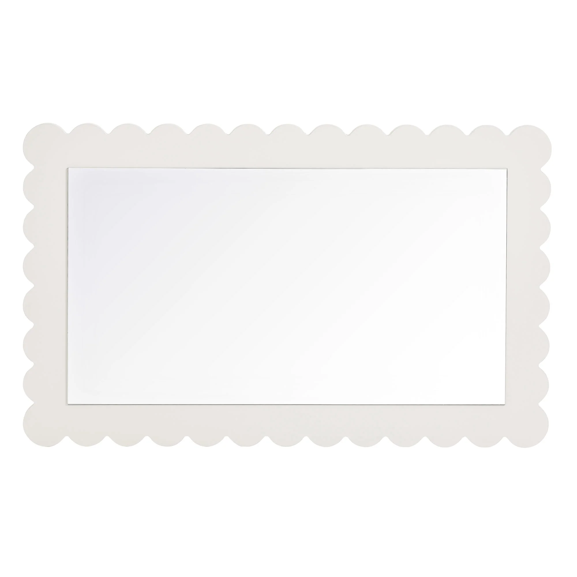 Emmeline Scalloped Rectangle Wall Mirror by Modway - Image 15