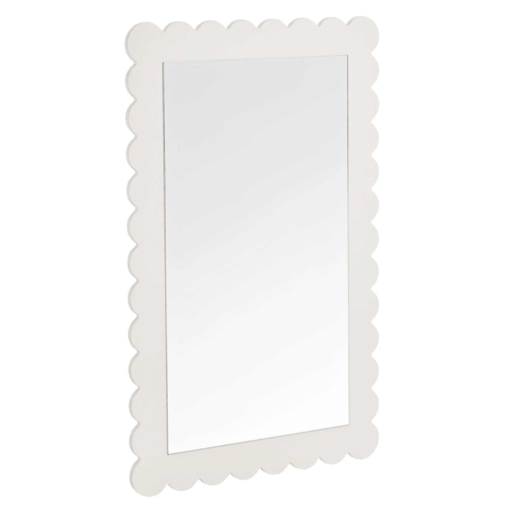 Emmeline Scalloped Rectangle Wall Mirror by Modway - Image 21