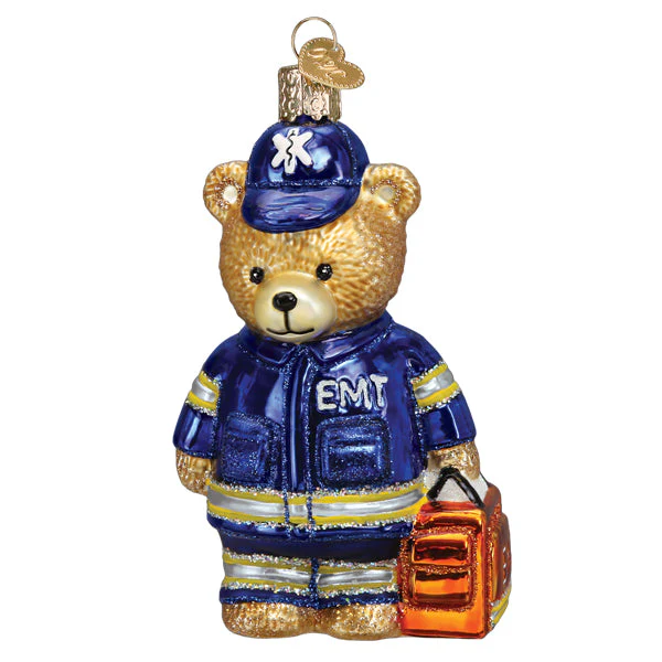 EMT Teddy Bear Ornament - Image 3