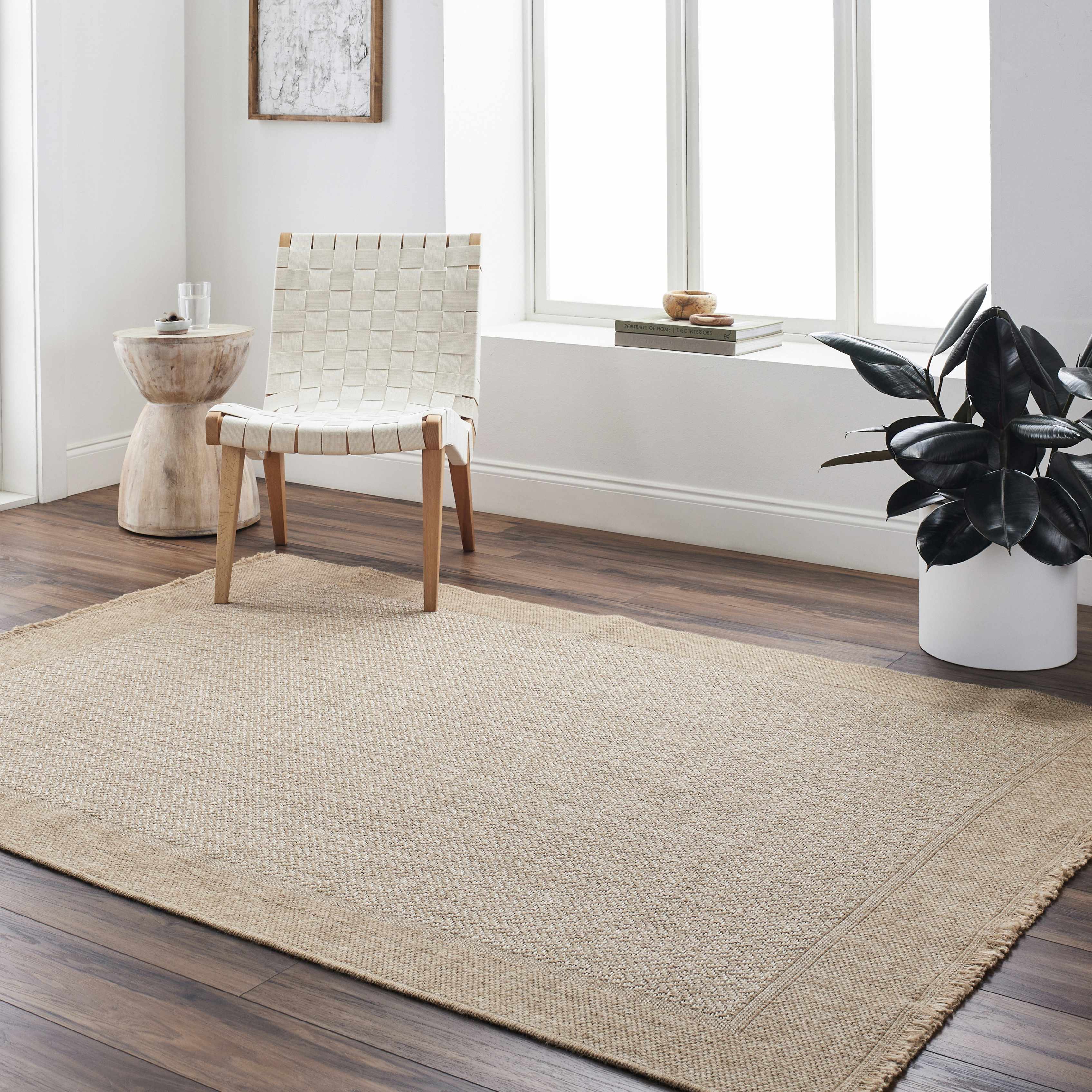 Endre Bone Indoor & Outdoor Area Rug - Image 2