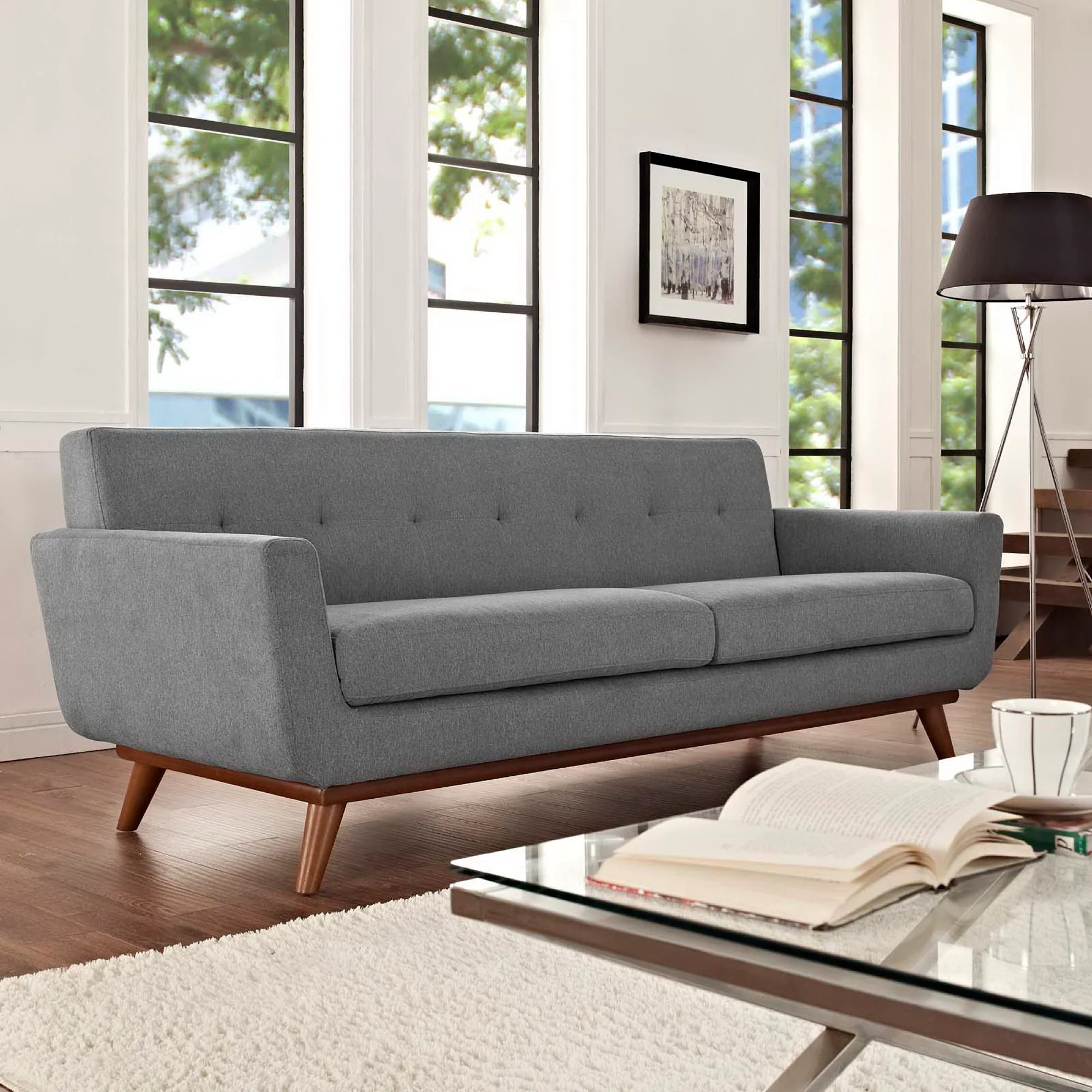 Engage Upholstered Fabric Sofa by Modway - Image 5