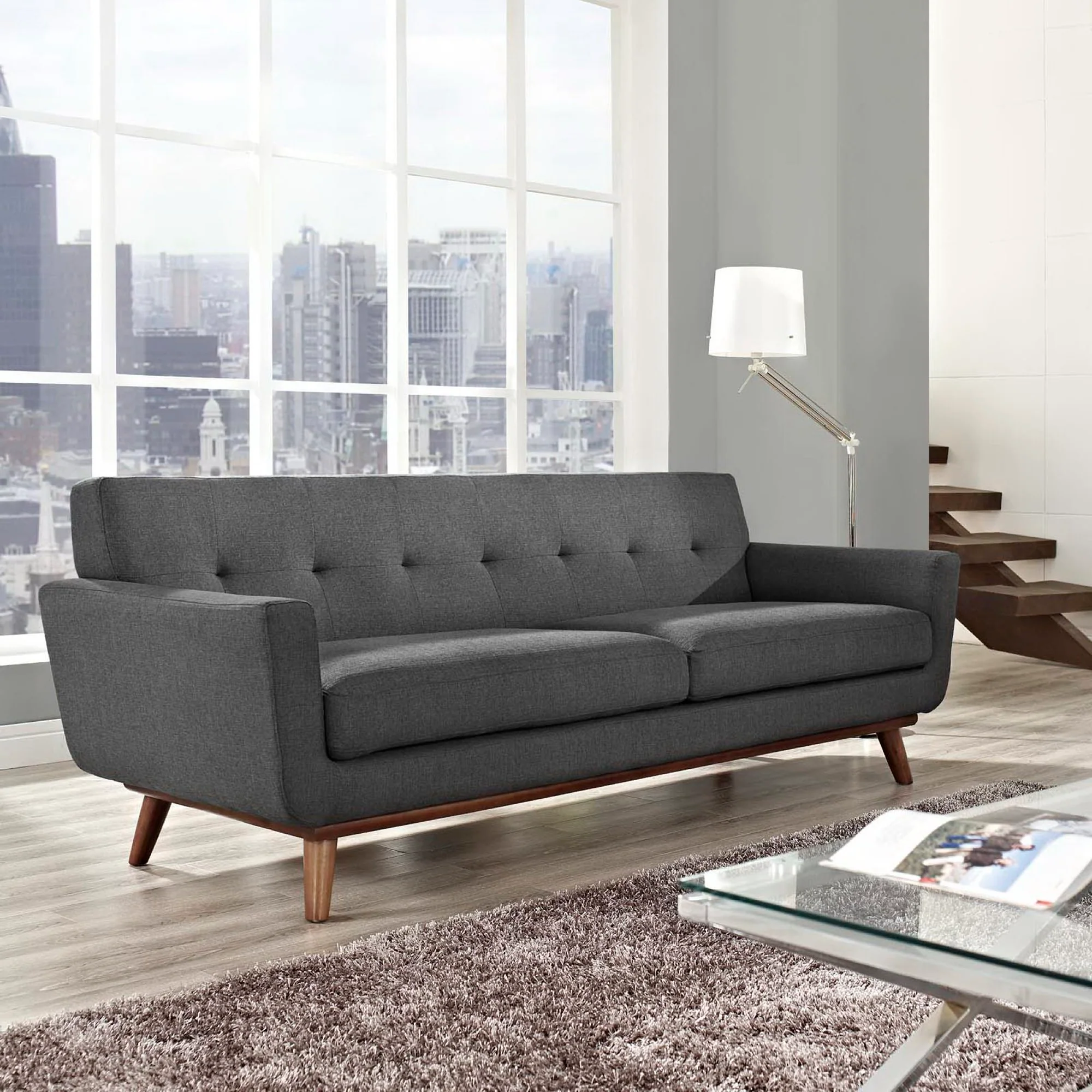Engage Upholstered Fabric Sofa by Modway - Image 7