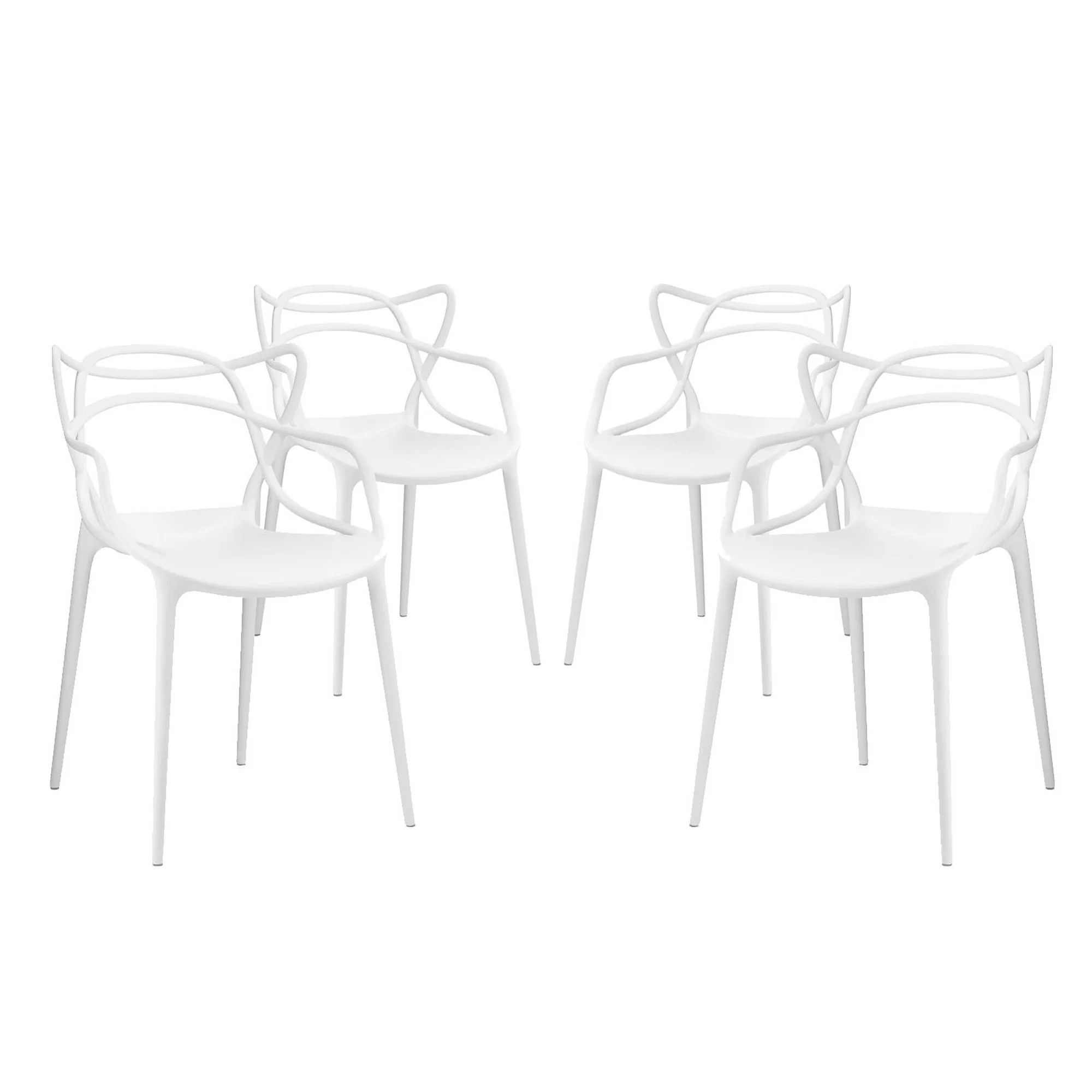 Entangled Dining Set Set of 4 by Modway - Image 11