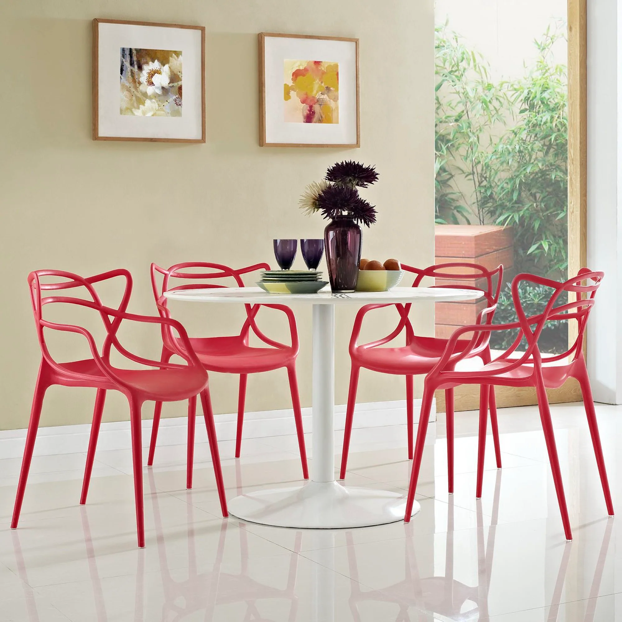 Entangled Dining Set Set of 4 by Modway - Image 4