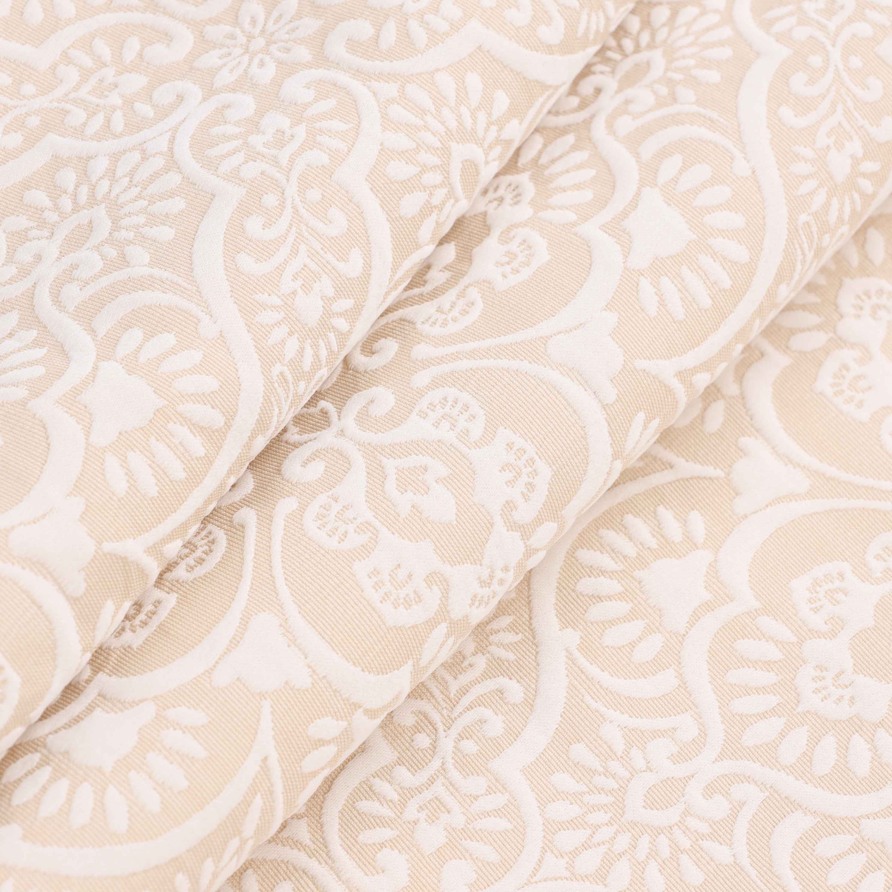 Enzy Medium Weight Floral Matelasse 3 Piece Bedspread Pillow Sham Set - Image 20