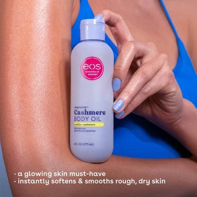 eos Shea Better Cashmere Body Oil Vanilla 6 fl oz - Missing Lid - Image 5