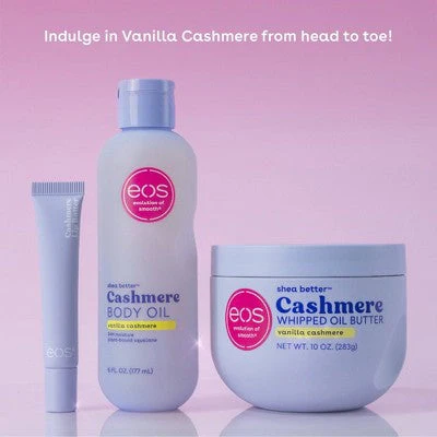eos Shea Better Cashmere Body Oil Vanilla 6 fl oz - Missing Lid - Image 8