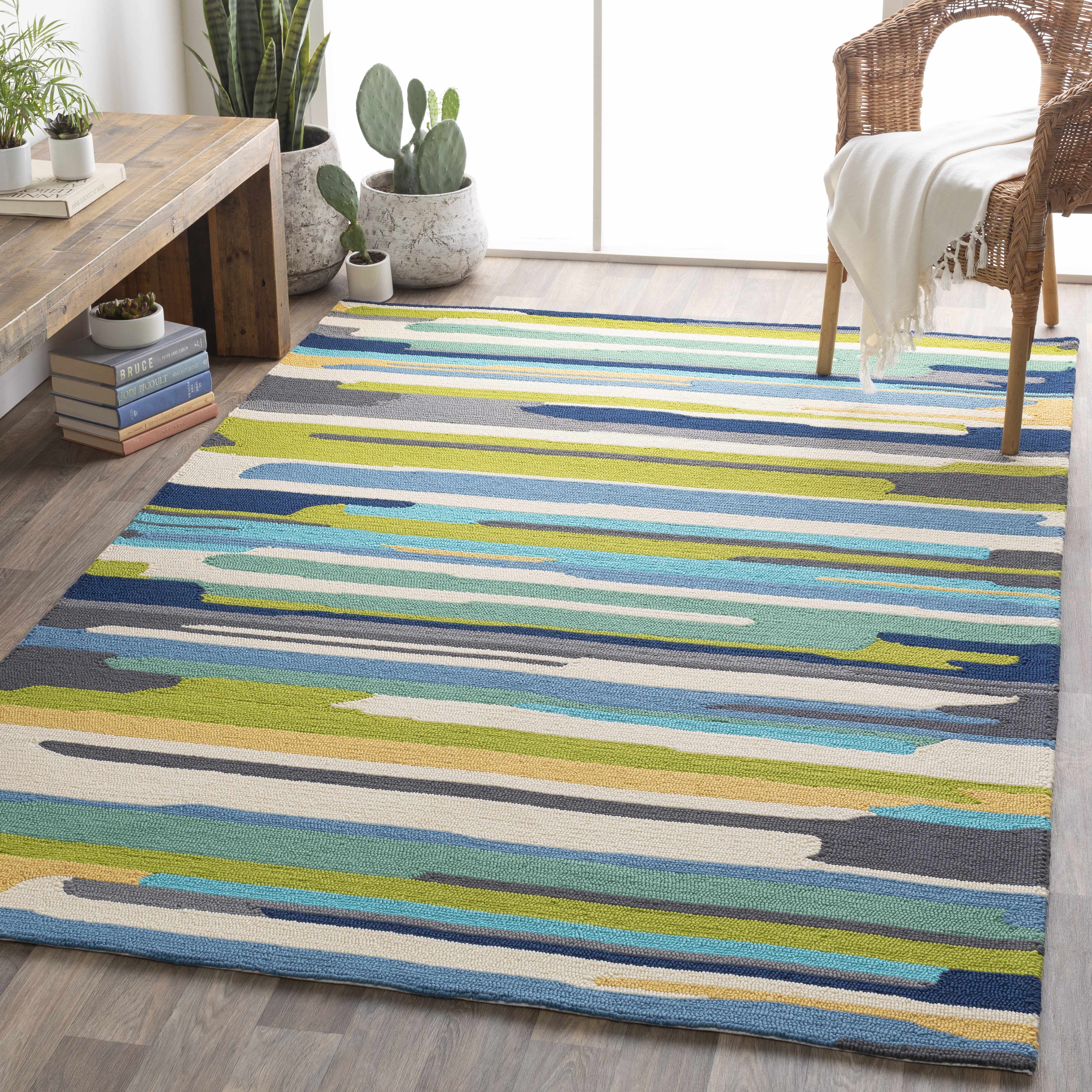Ephrata Colorful Blue Rug - Clearance - Image 2