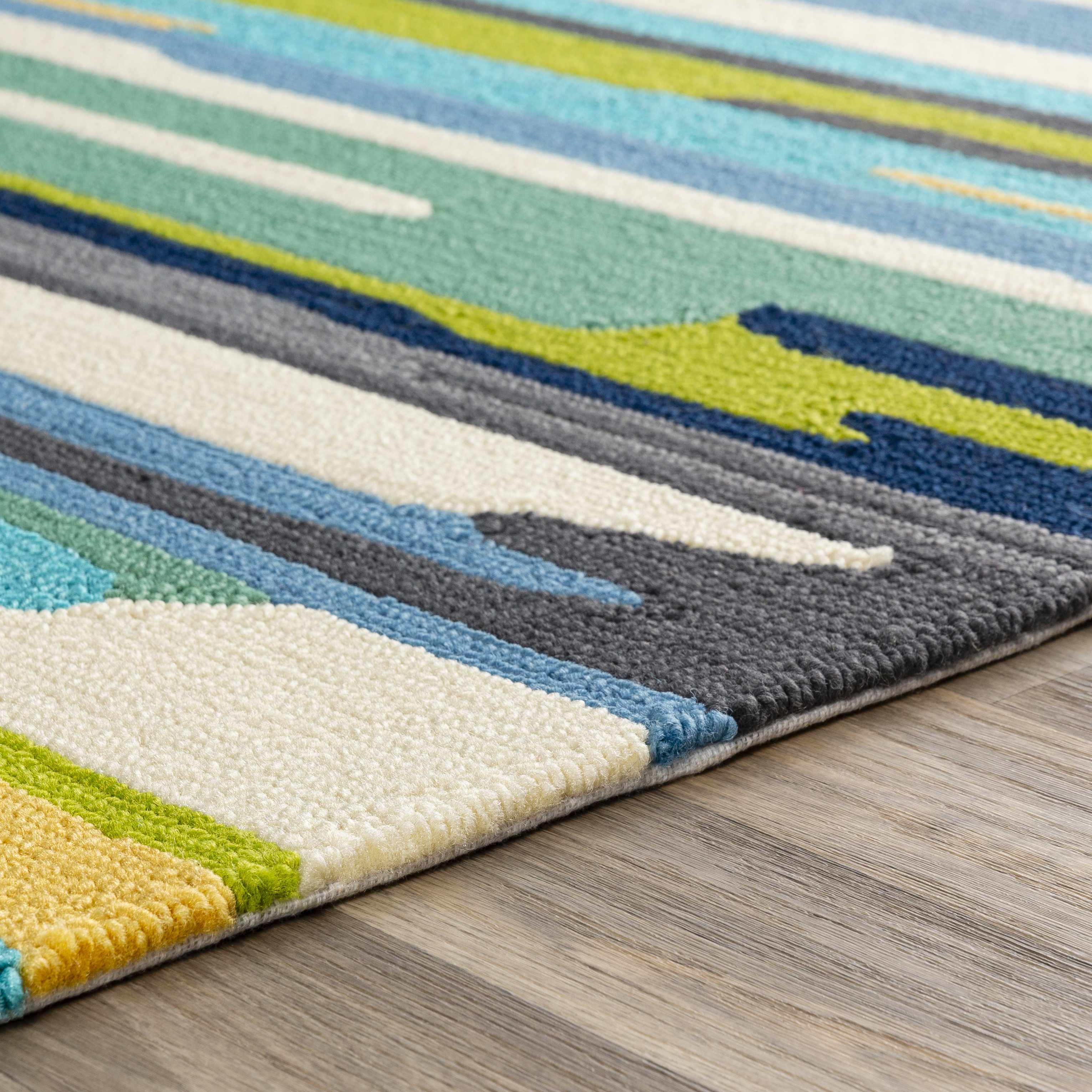 Ephrata Colorful Blue Rug - Clearance - Image 3