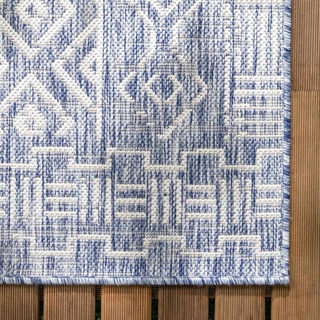 Epson Blue Indoor & Outdoor Rug - Clearance - Image 7