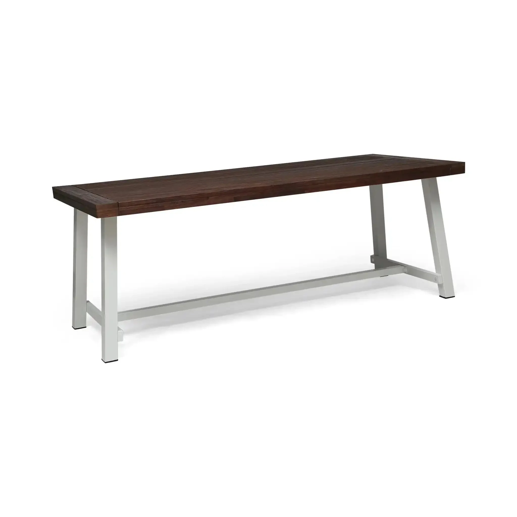 Equilibrium - Outdoor Dining Table With Wooden Frame And Slat Top - Image 3