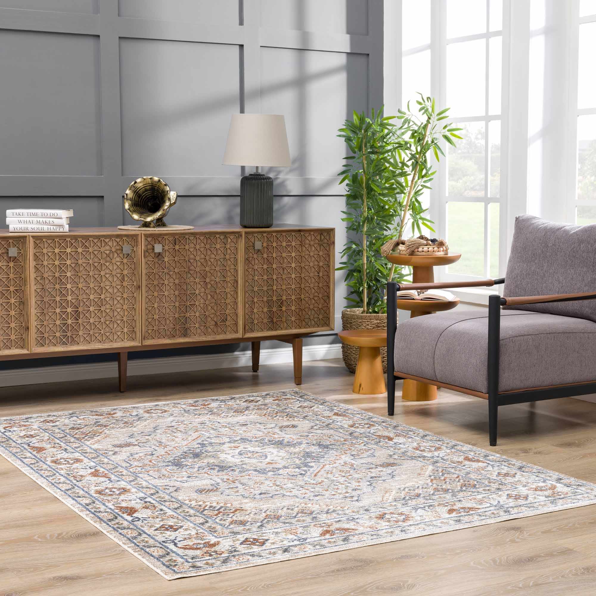 Erez Flat Pile Washable Rug - Promo - Image 18