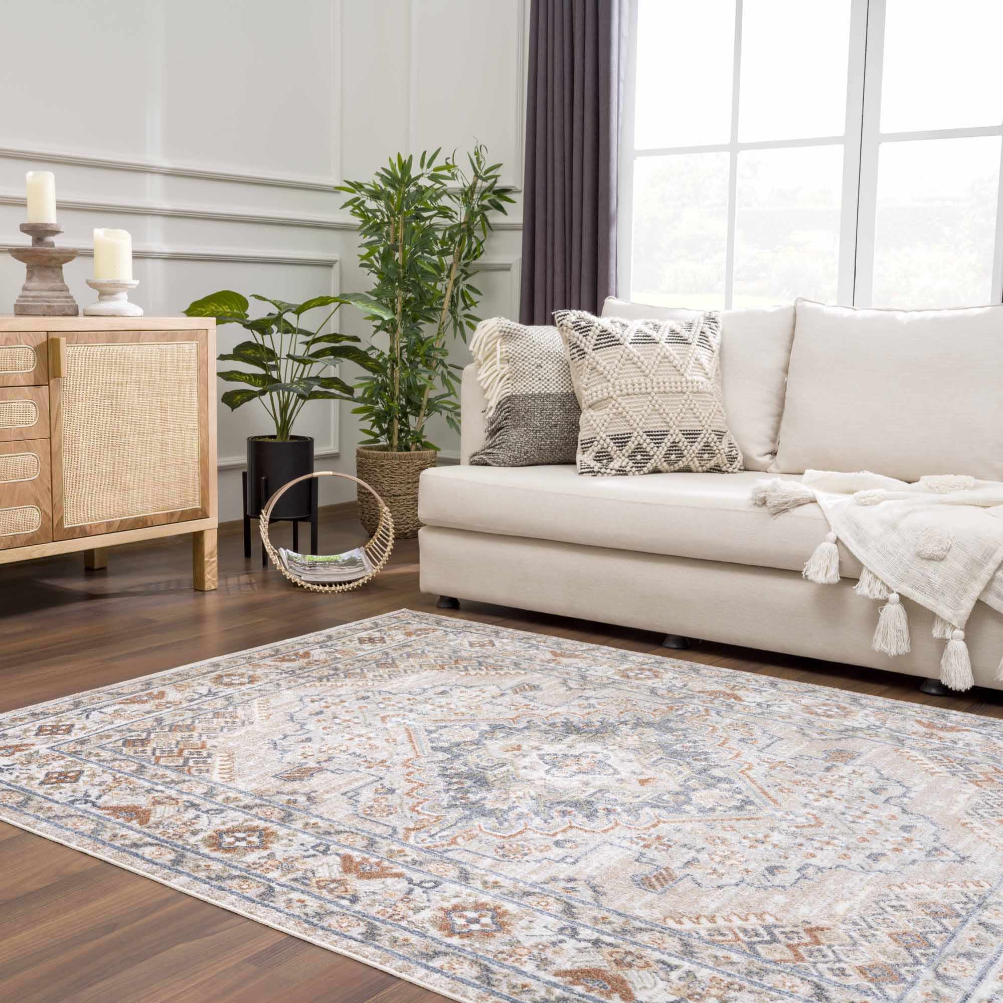 Erez Flat Pile Washable Rug - Promo - Image 2