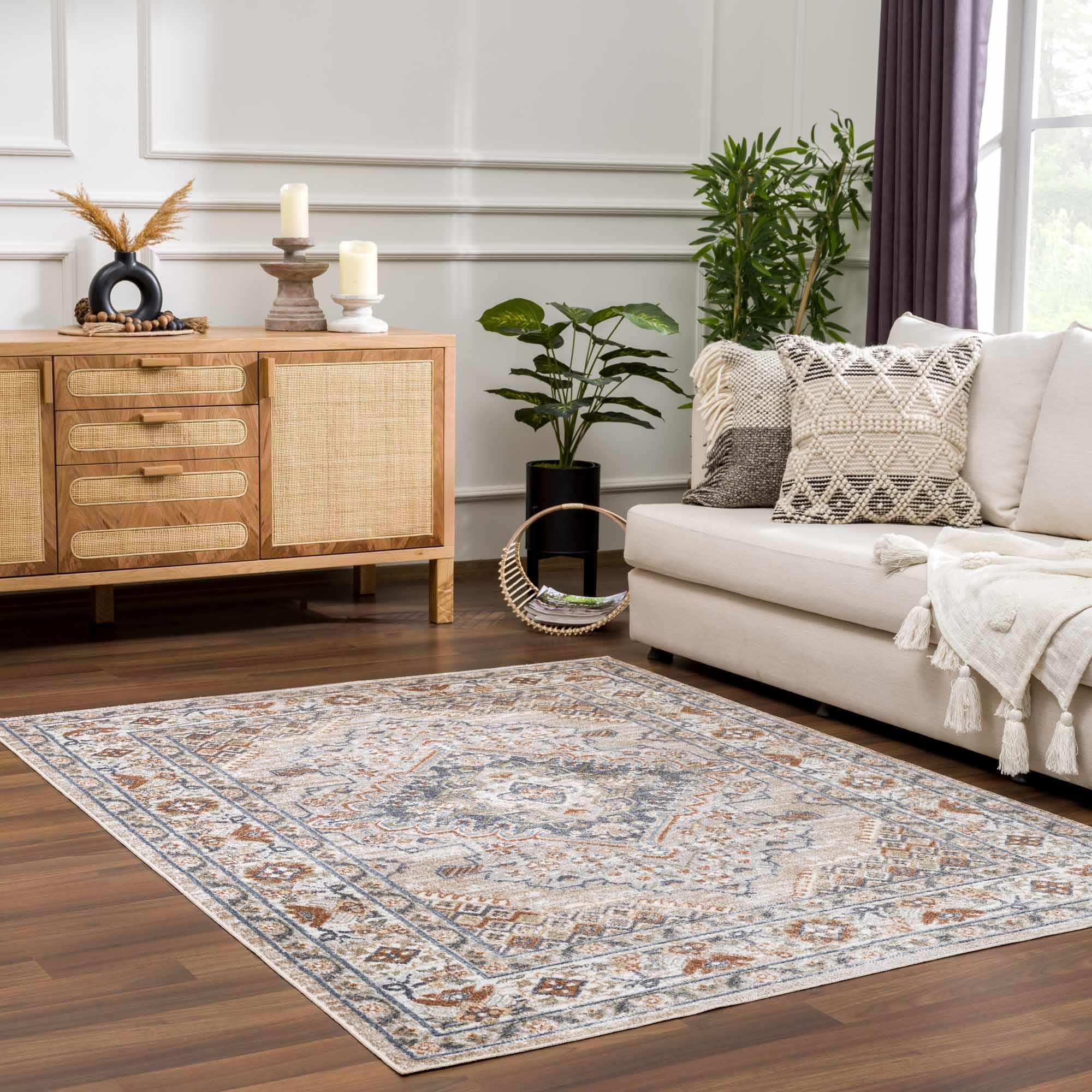 Erez Flat Pile Washable Rug - Promo - Image 4