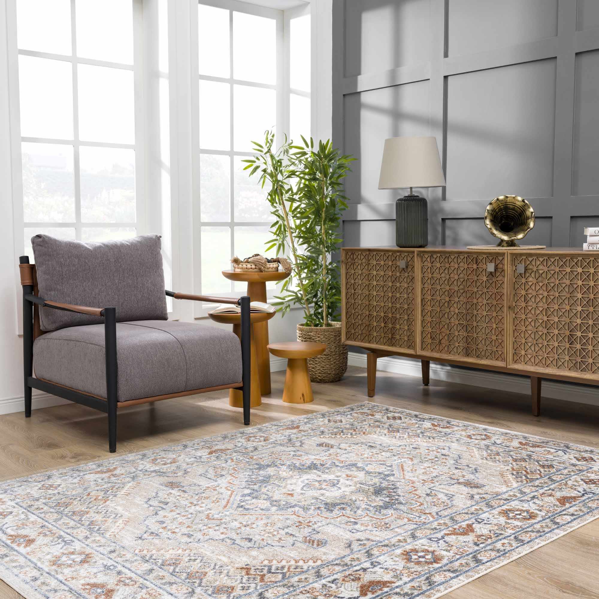 Erez Flat Pile Washable Rug - Promo - Image 5