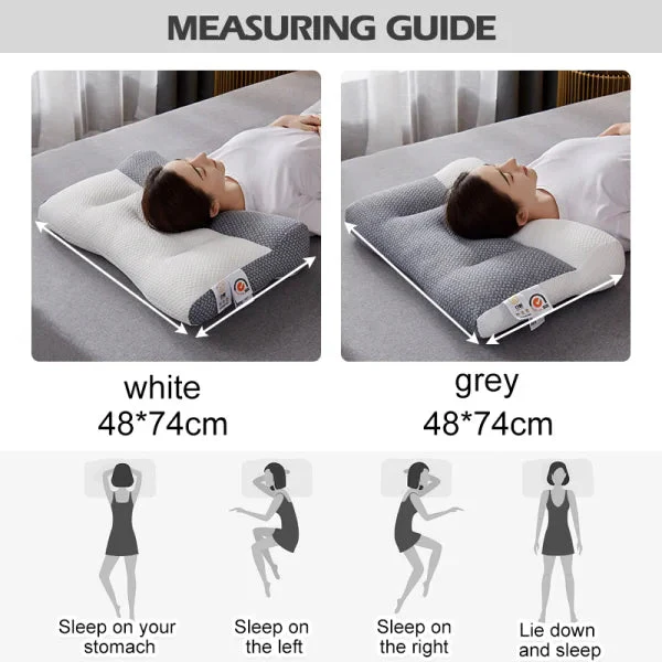 Ergonomic Cervical Neck Support Pillow Orthopedic Contour Sleeping Pillow - Image 5