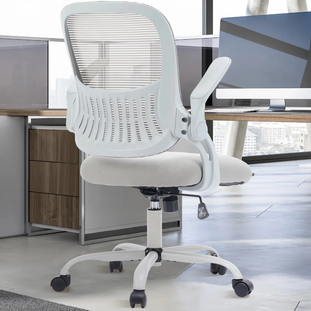 Ergonomic Mesh Office Chair Adjustable Armrests Lumbar Support Desk Chair - Image 2