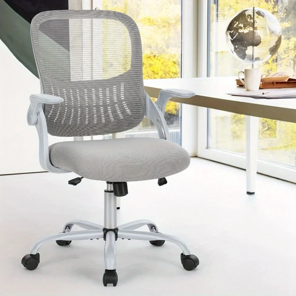 Ergonomic Mesh Office Chair Adjustable Armrests Lumbar Support Desk Chair - Image 3