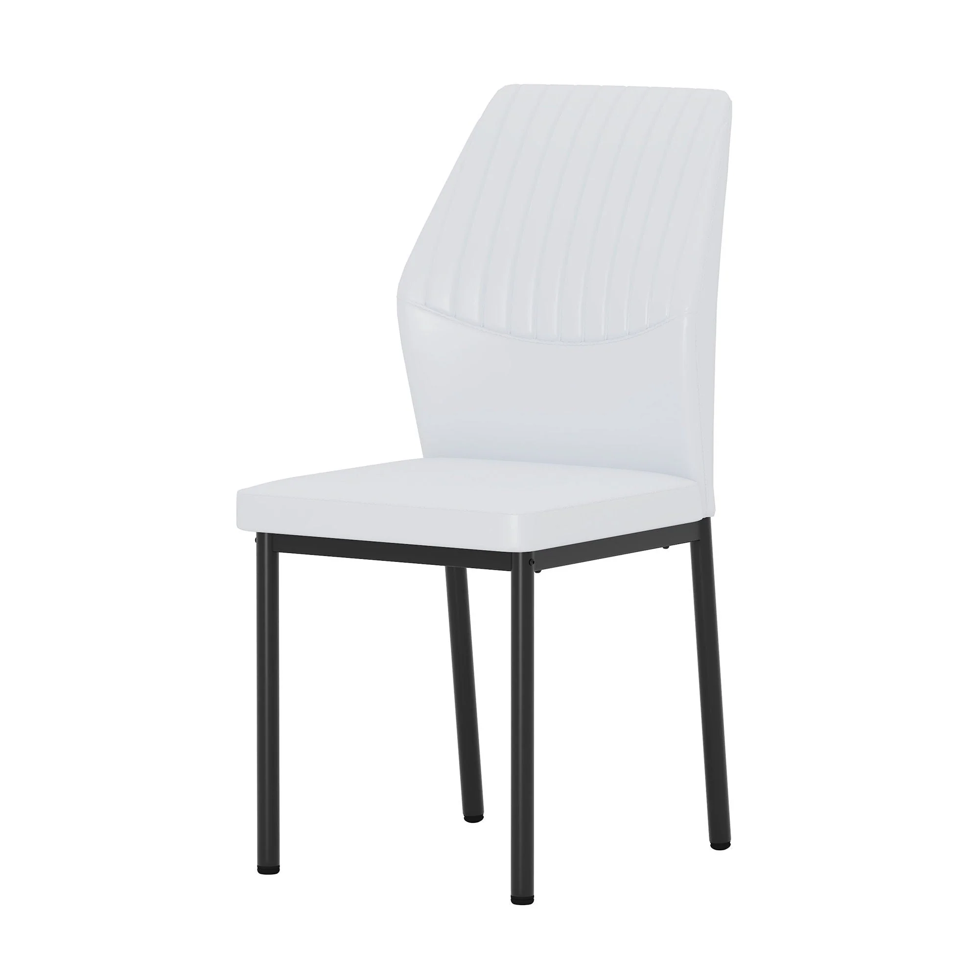 Ergonomic Simple Chair With Metal Leg - Image 2