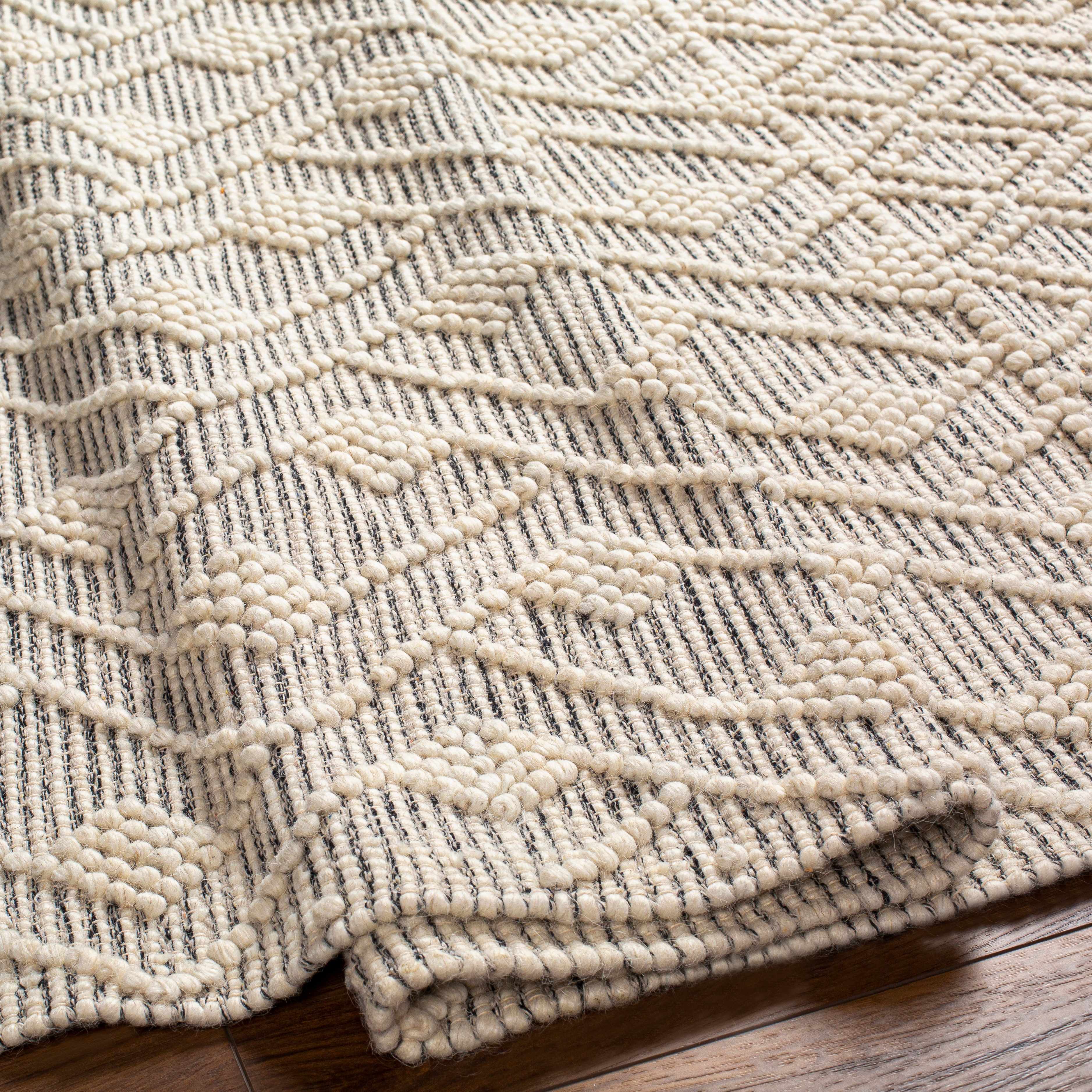 Erica Wool Rug with Tassels - Clearance - Image 3