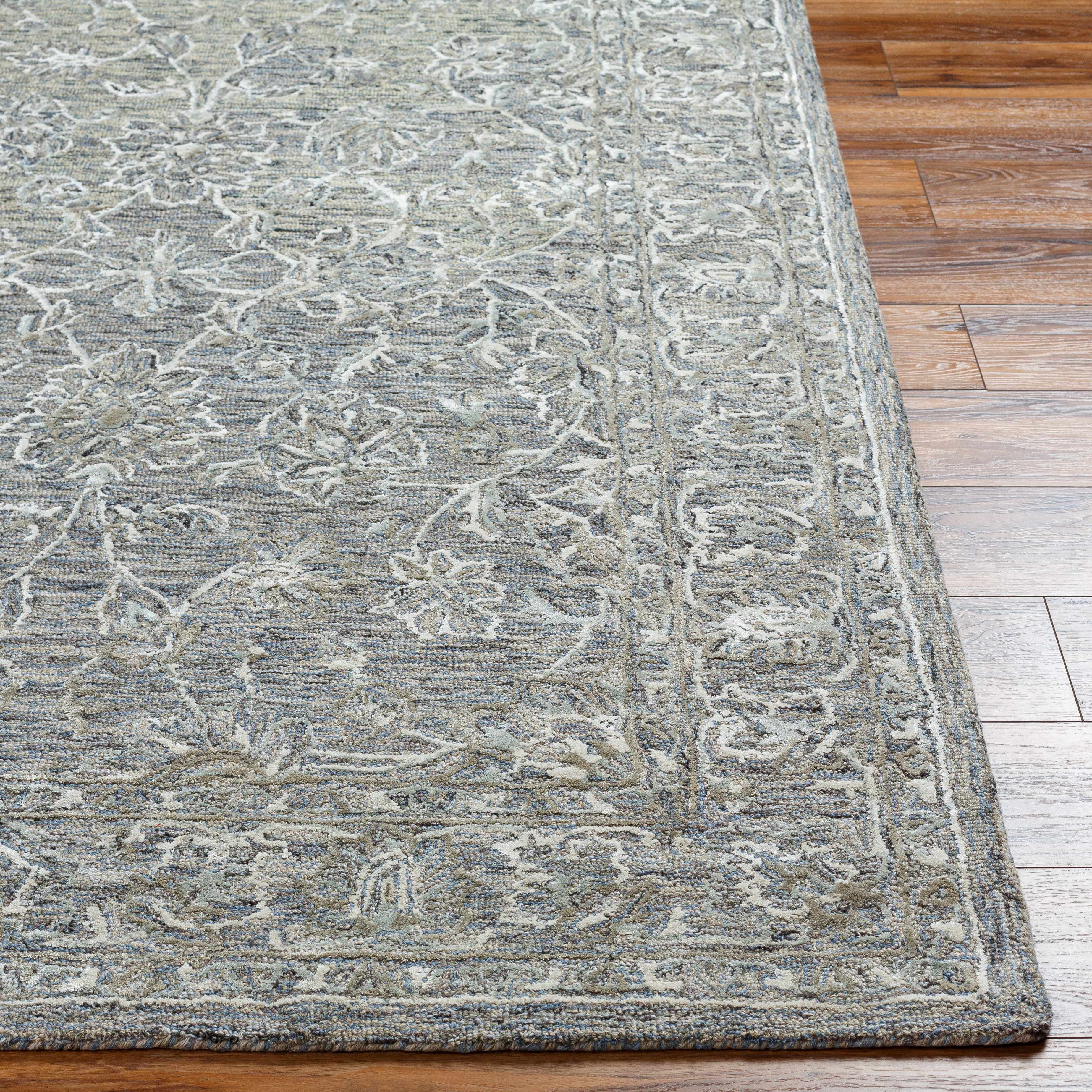 Eriline Wool & Faux Silk Rug - Image 6