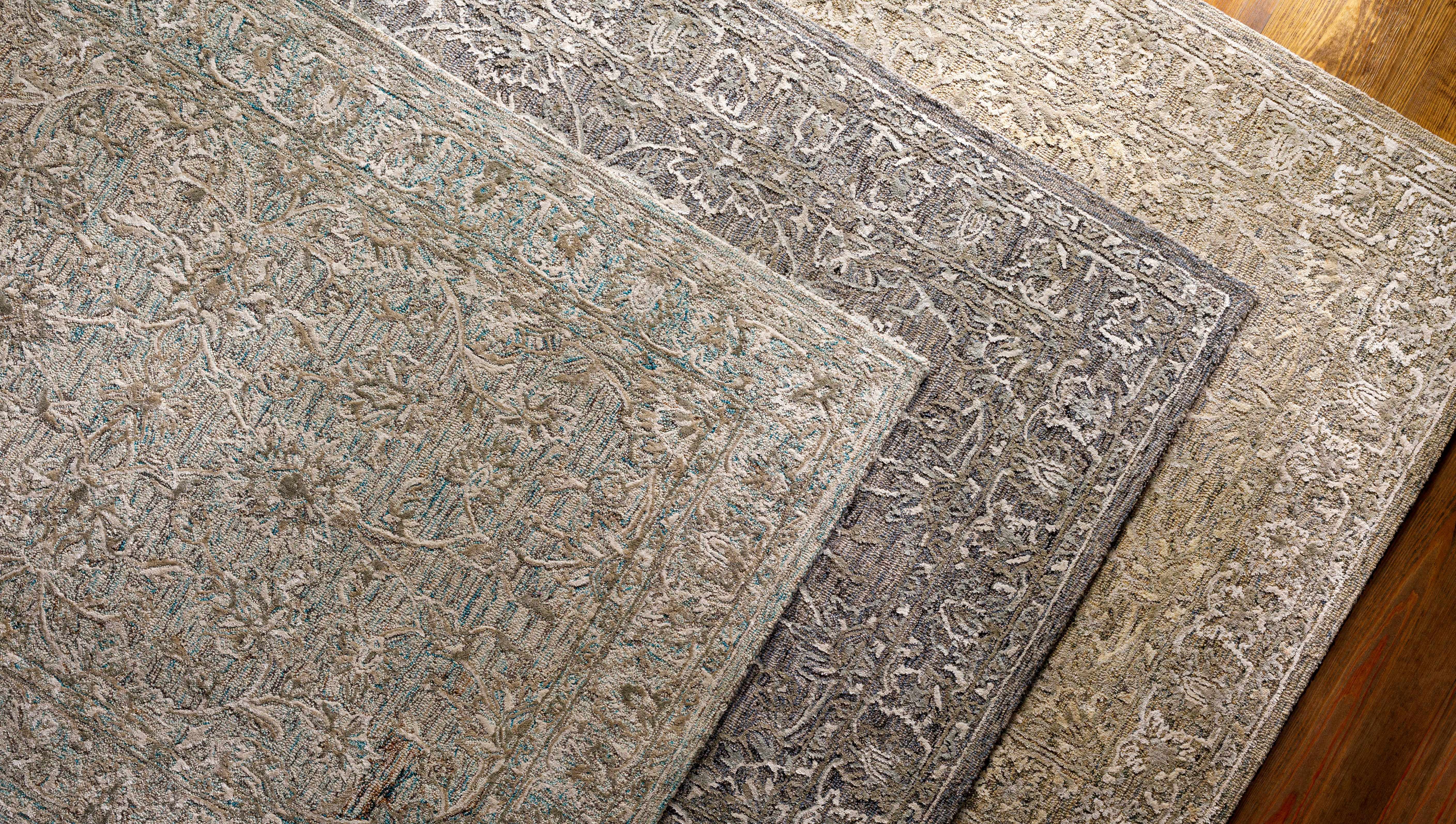 Eriline Wool & Faux Silk Rug - Image 9
