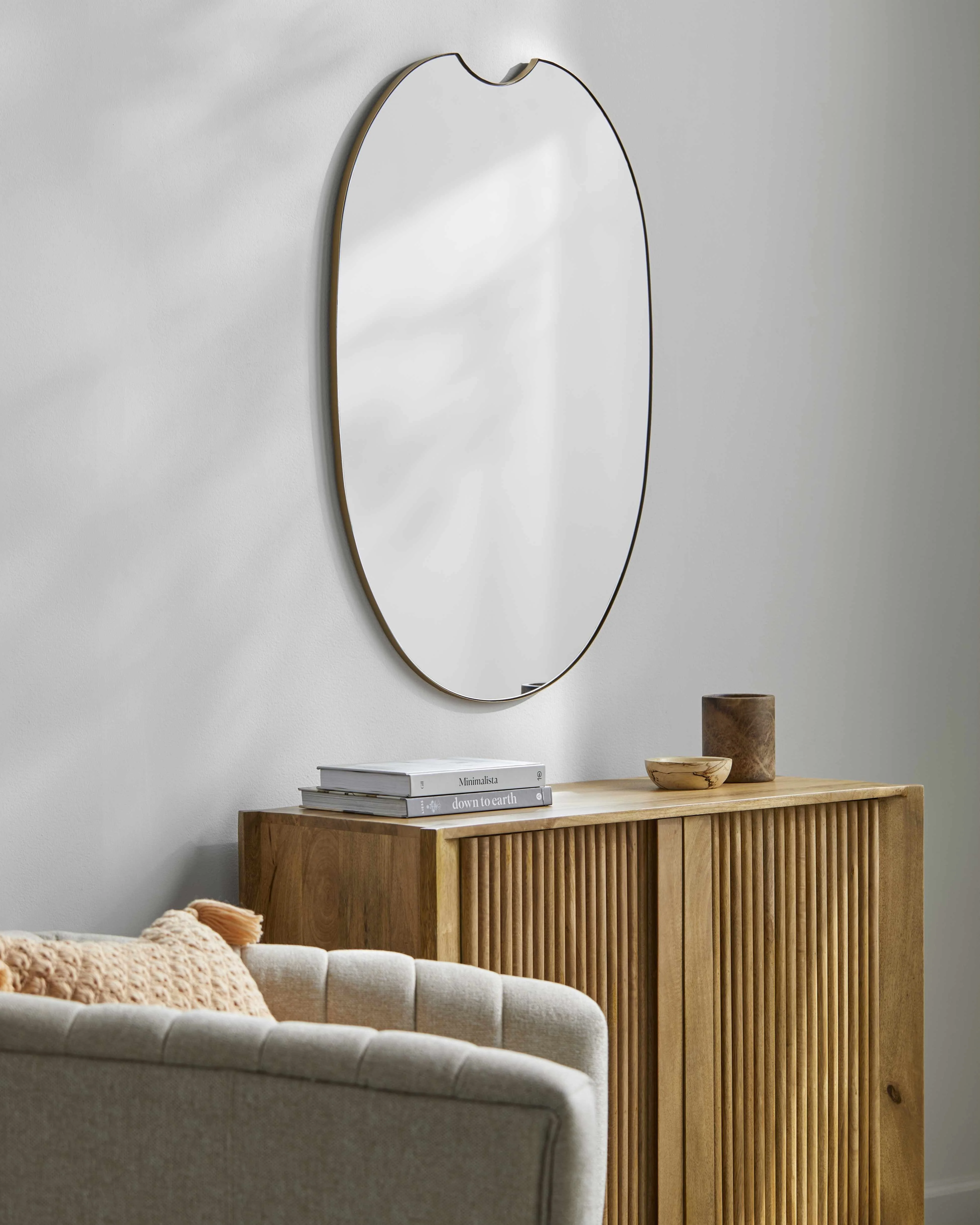 Escaudain Contemporary Gold Mirror - Image 6