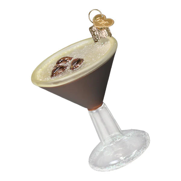 Espresso Martini Christmas Ornament by Old World Christmas - Image 3