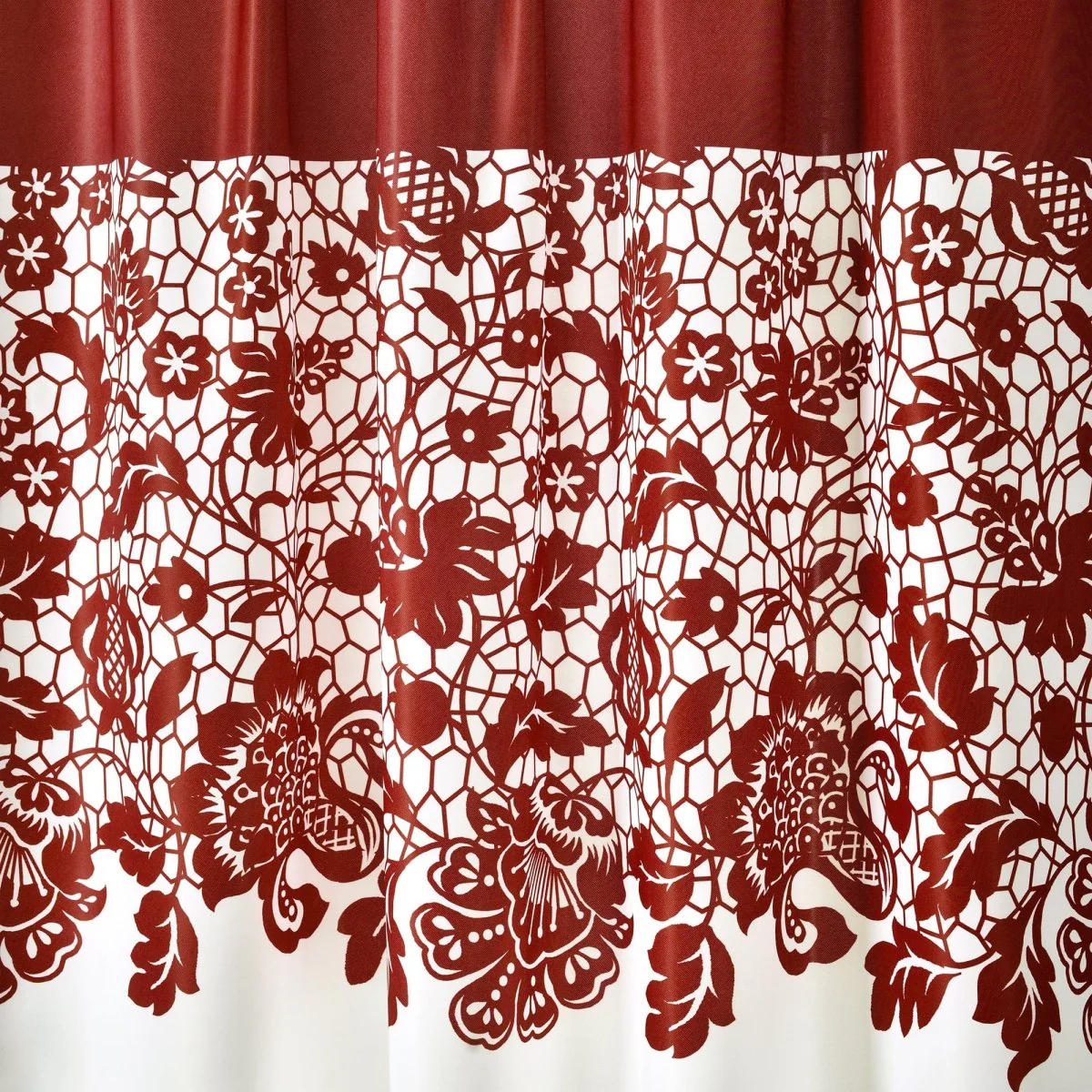 Estate Garden Print Room Darkening Window Curtain Set - Image 10