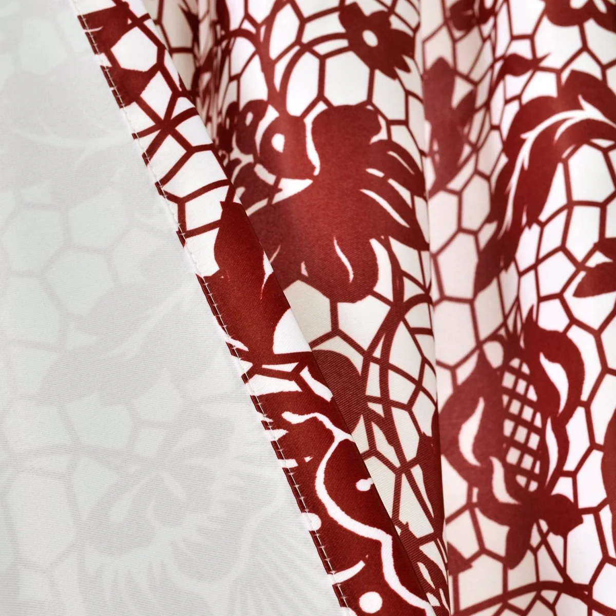 Estate Garden Print Room Darkening Window Curtain Set - Image 14
