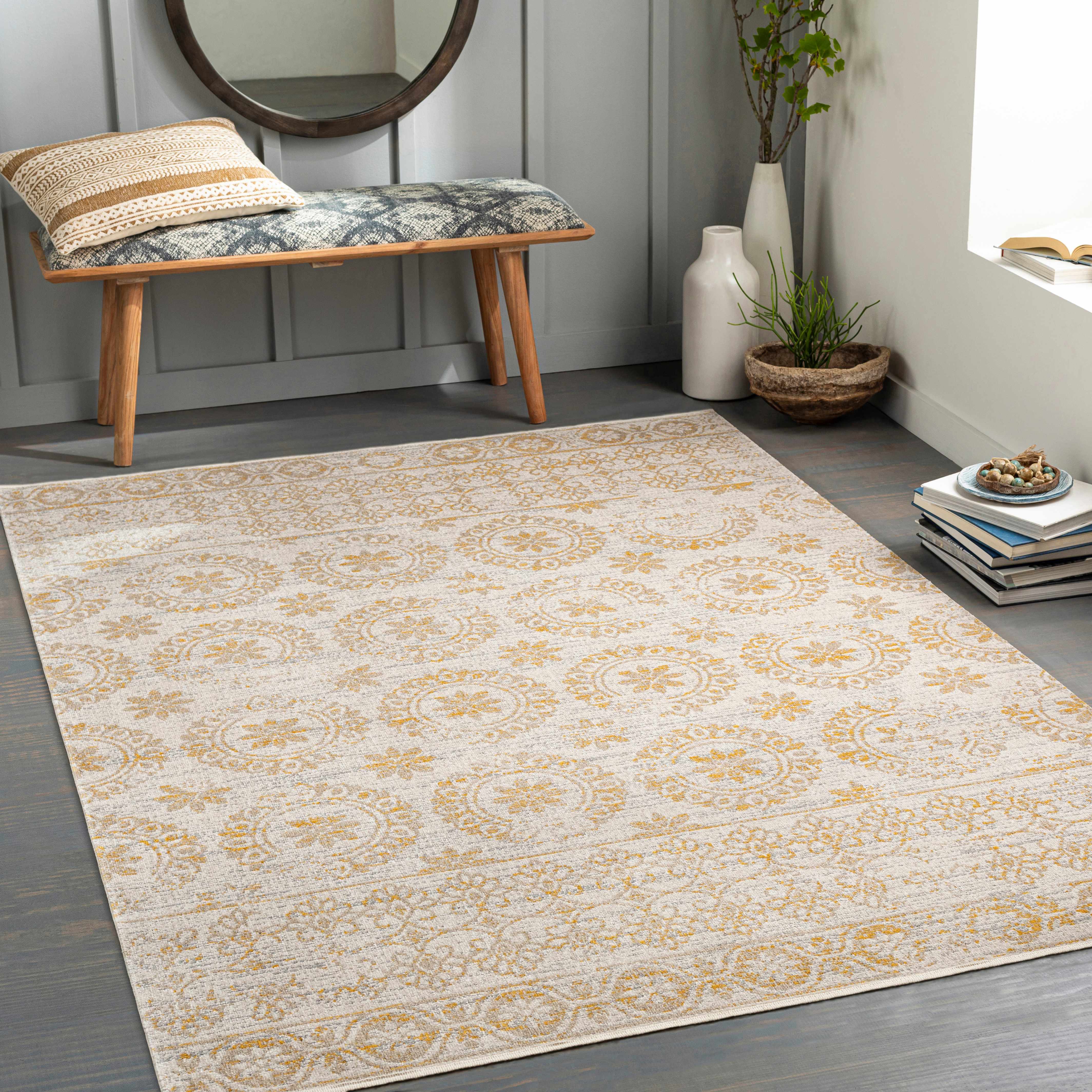 Estefania Washable Area Rug - Clearance - Image 2