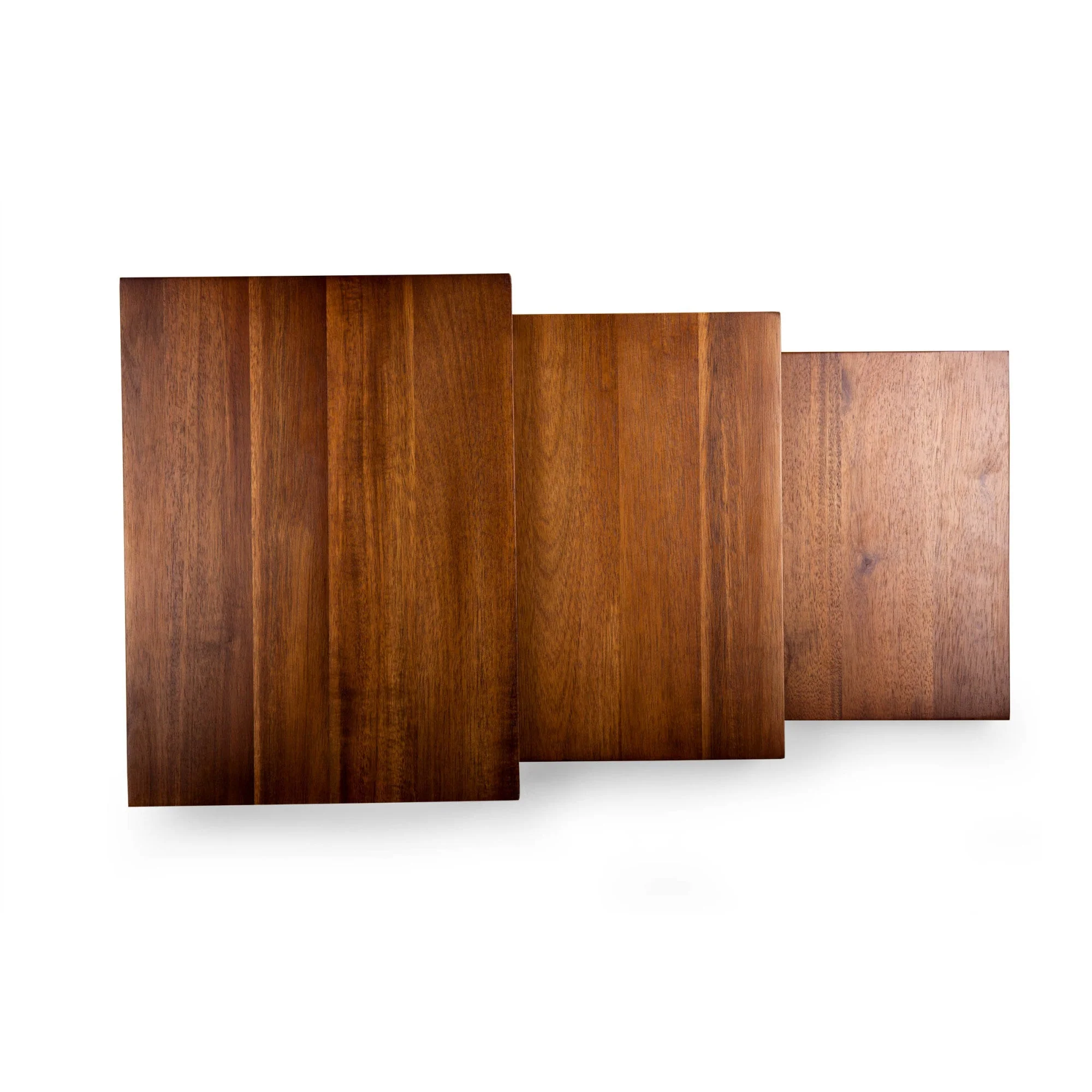 Etage Set Of 3 Acacia Serving Pedestals - Image 6