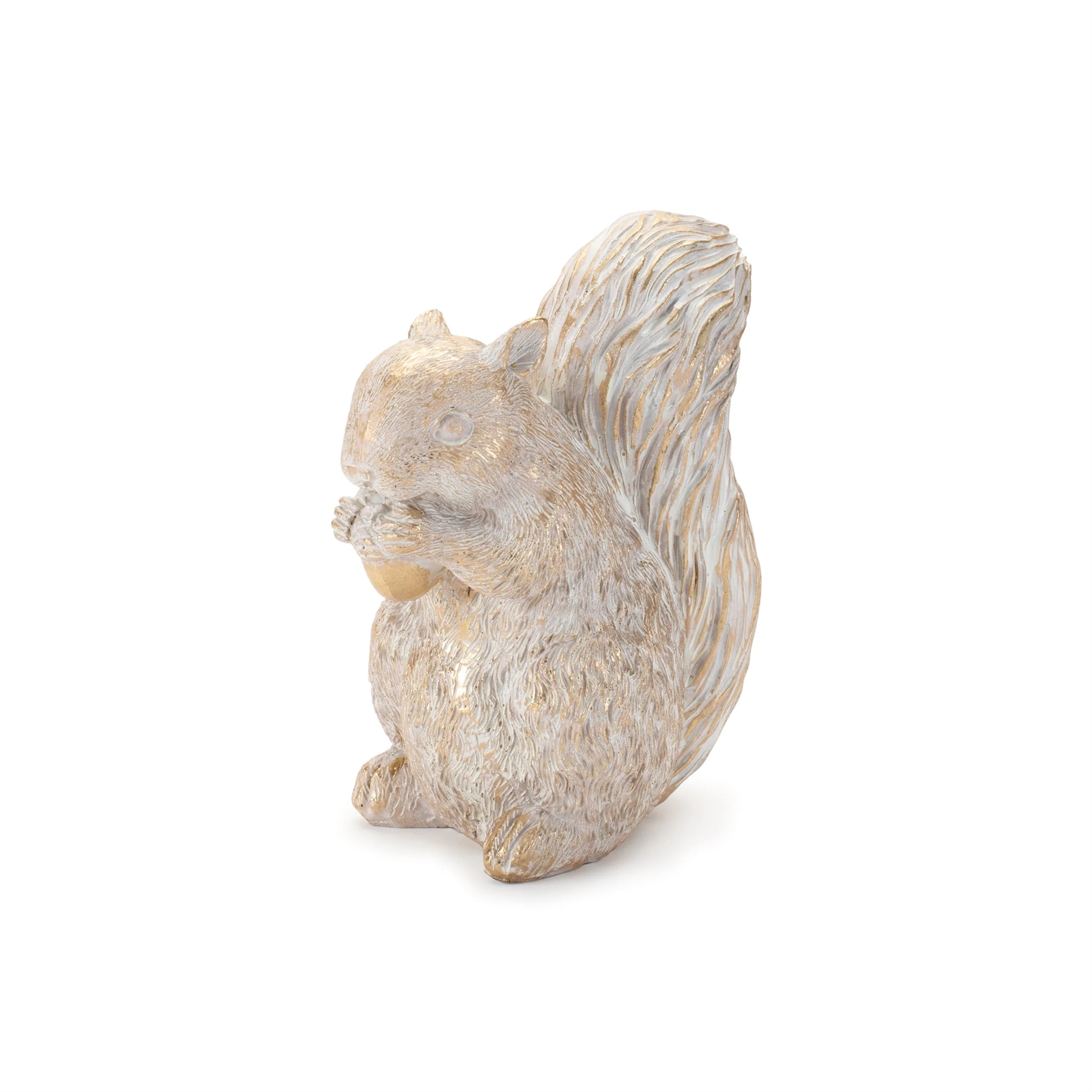 Etched squirrel with acorn figurine (set of 2) - Image 3