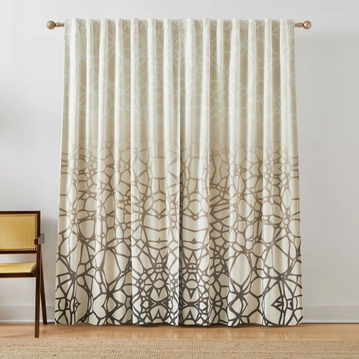 Ethereal Tangle Velvet Blackout Window Curtain Panels - Image 2