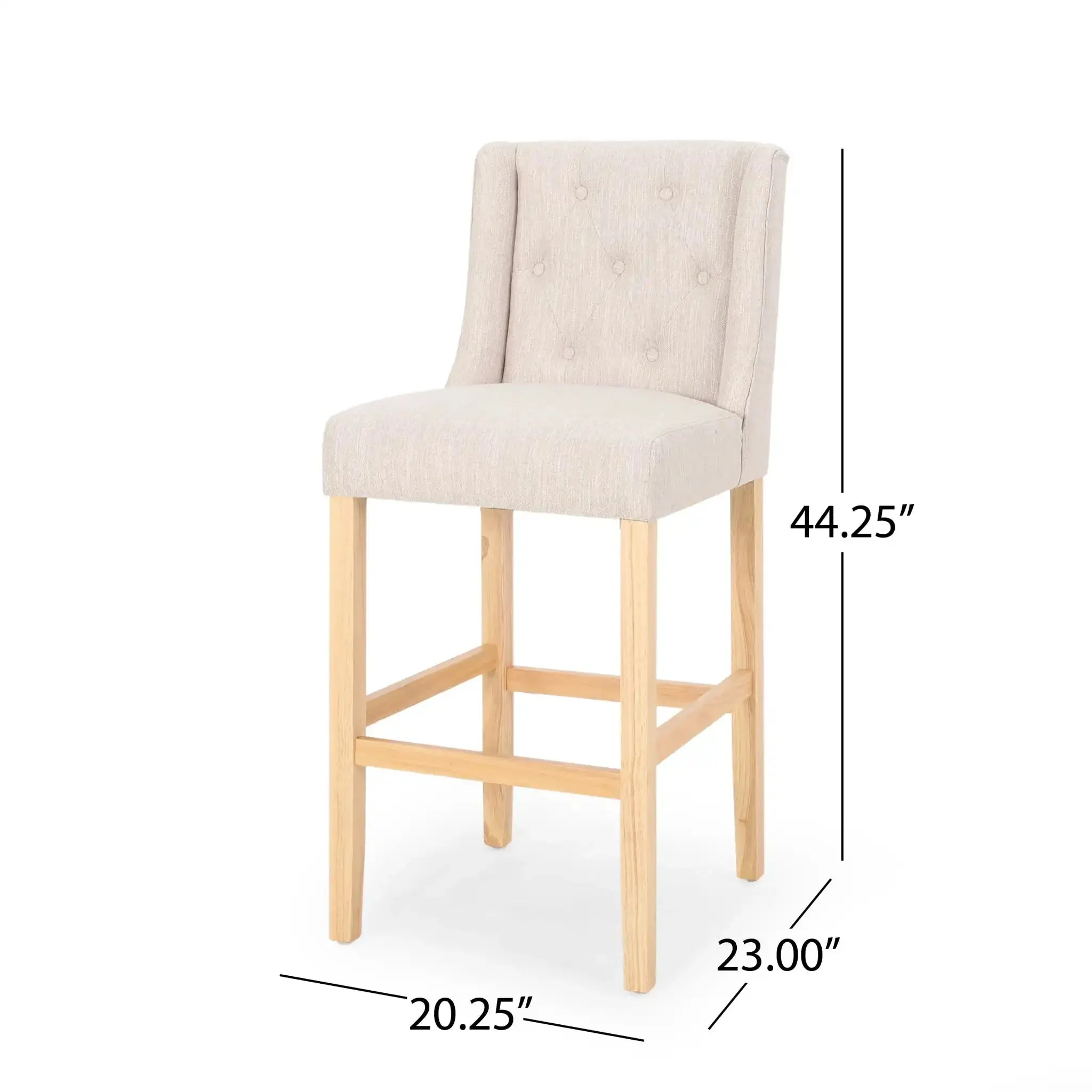 Ethereon - Tufted Counter Stool (Set of 2) - Image 2