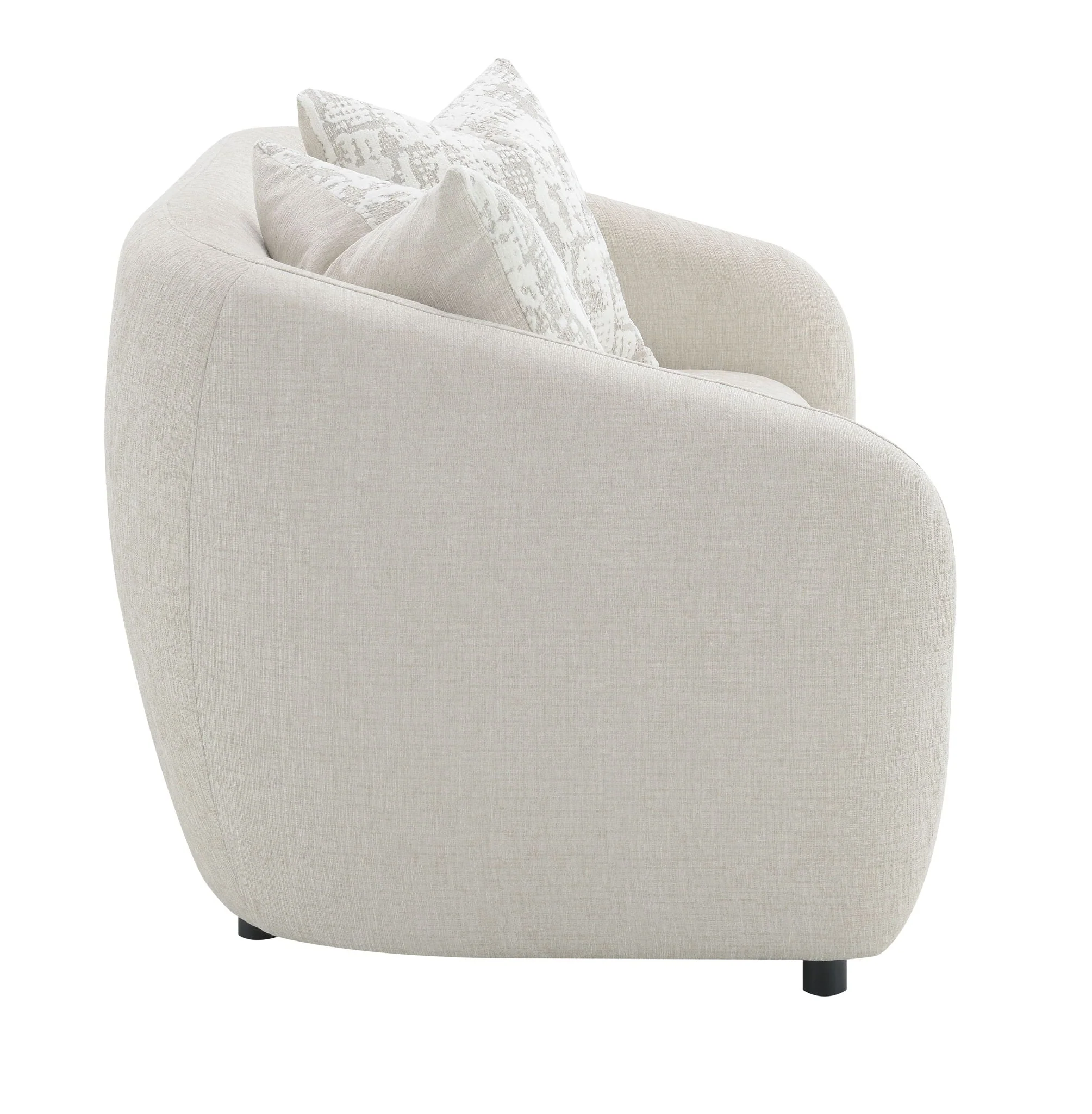 Etienne - Loveseat With 3 Pillows - Beige - Image 2