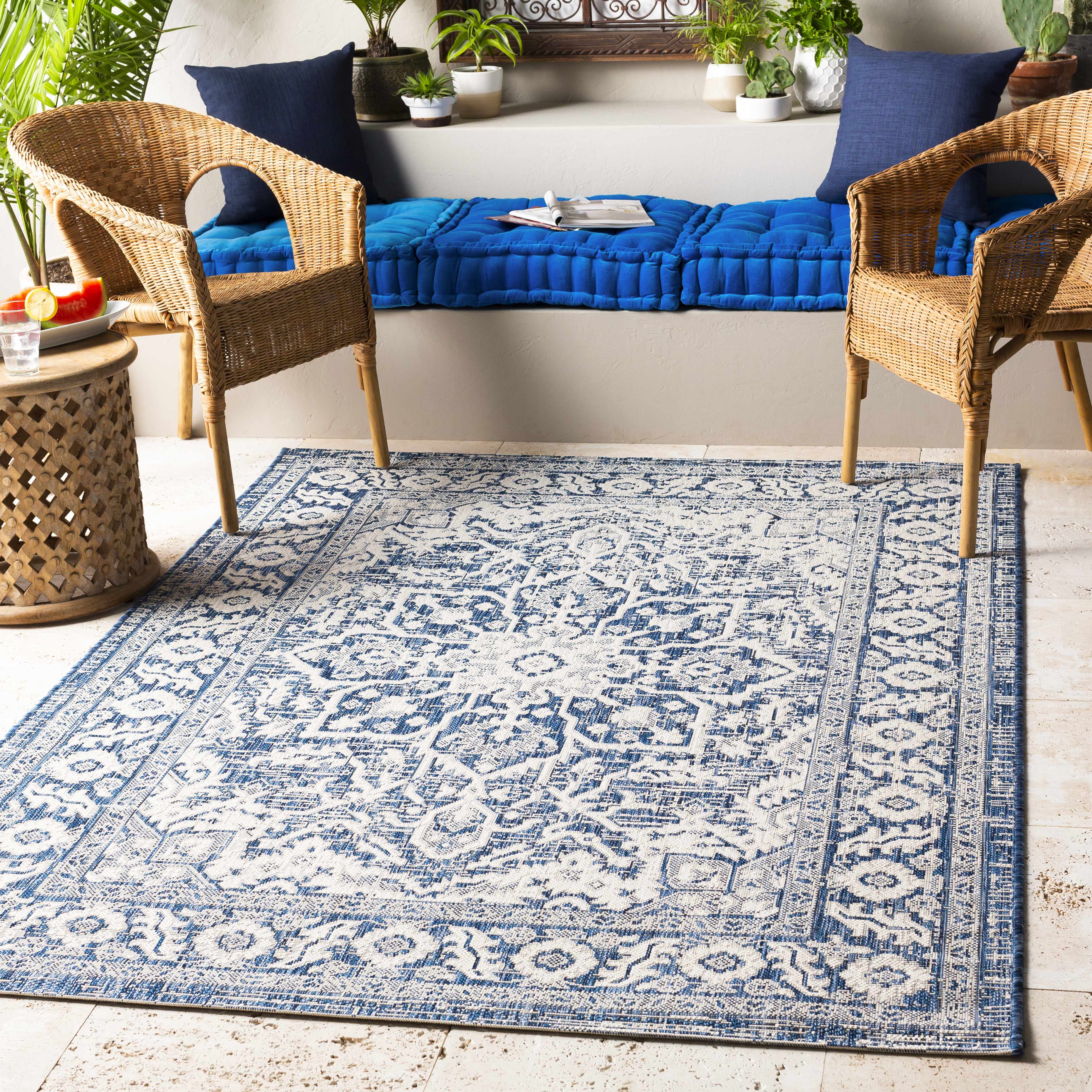 Etoile Navy Blue Performance Rug - Image 2