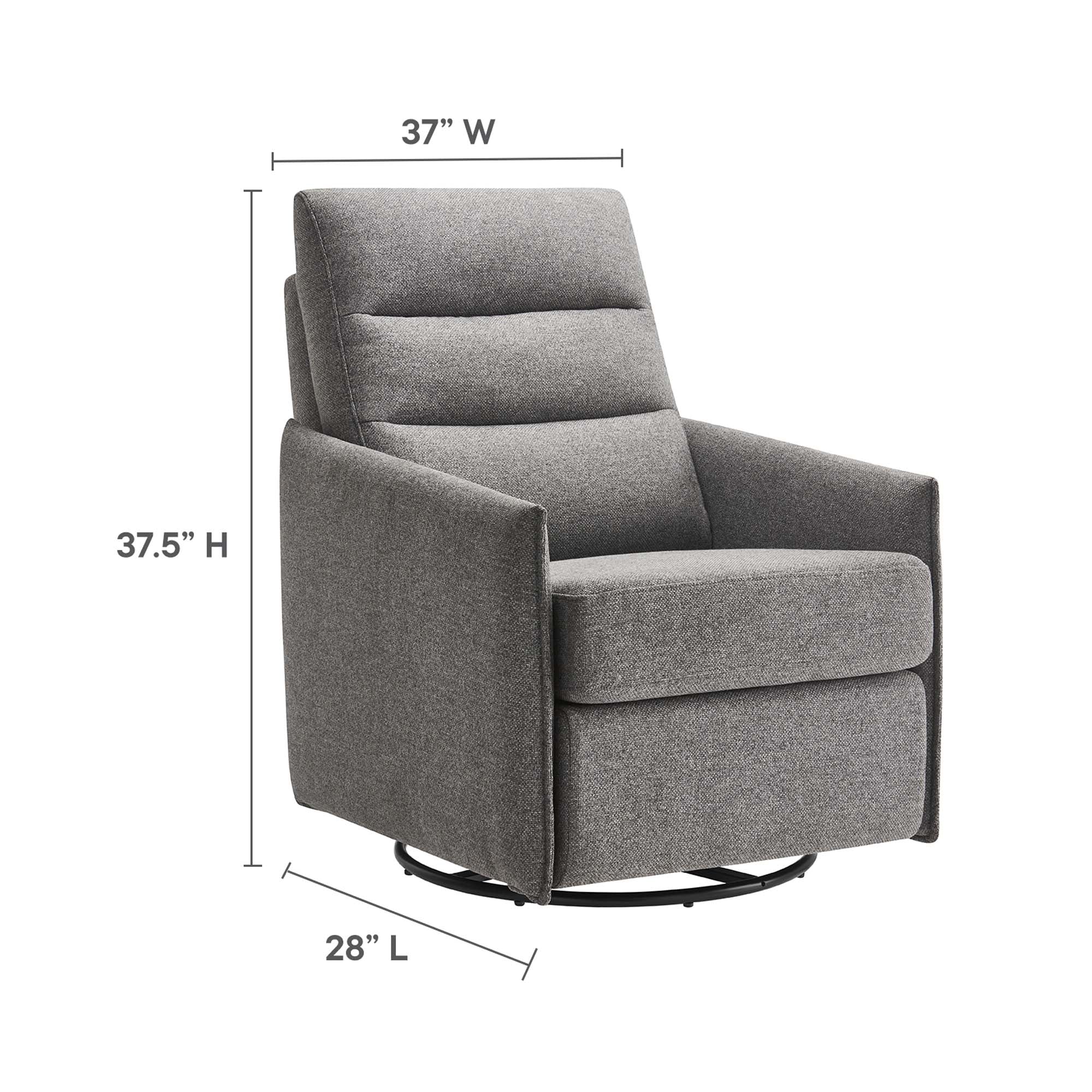 Etta Upholstered Fabric Lounge Chair by Modway - Image 12