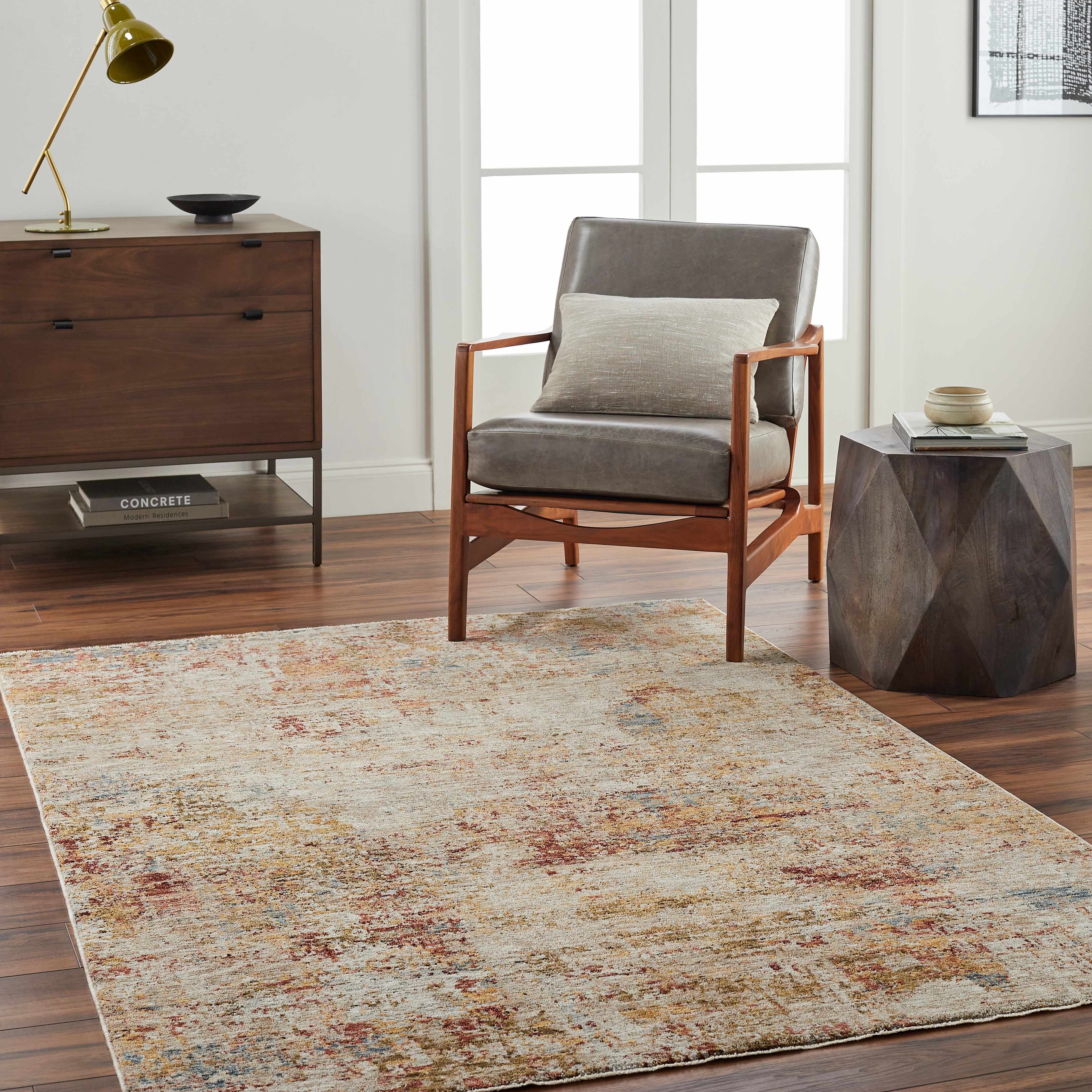 Eula Textured Rug with Fringes - Image 2