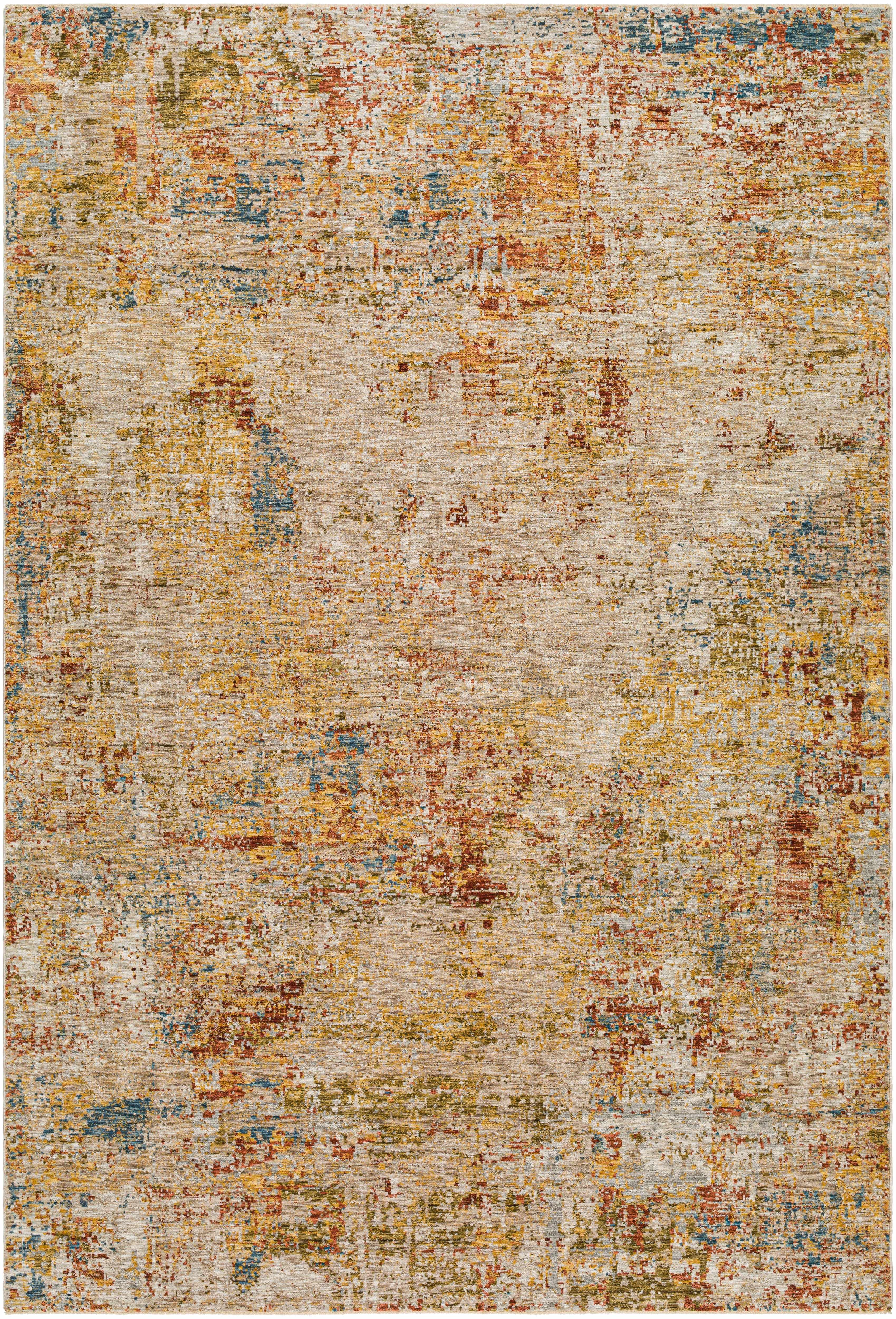 Eula Textured Rug with Fringes - Image 3