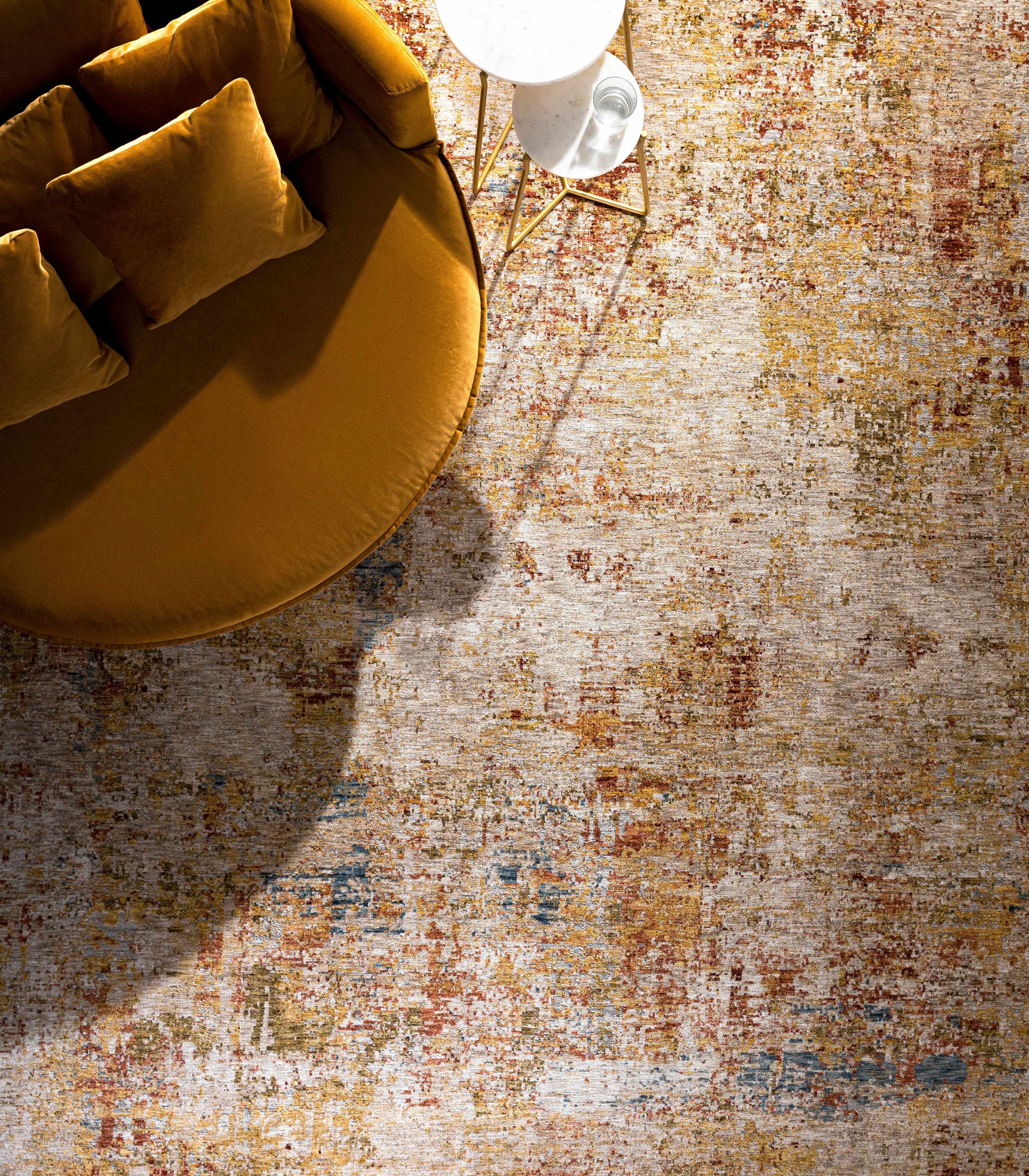 Eula Textured Rug with Fringes - Image 5