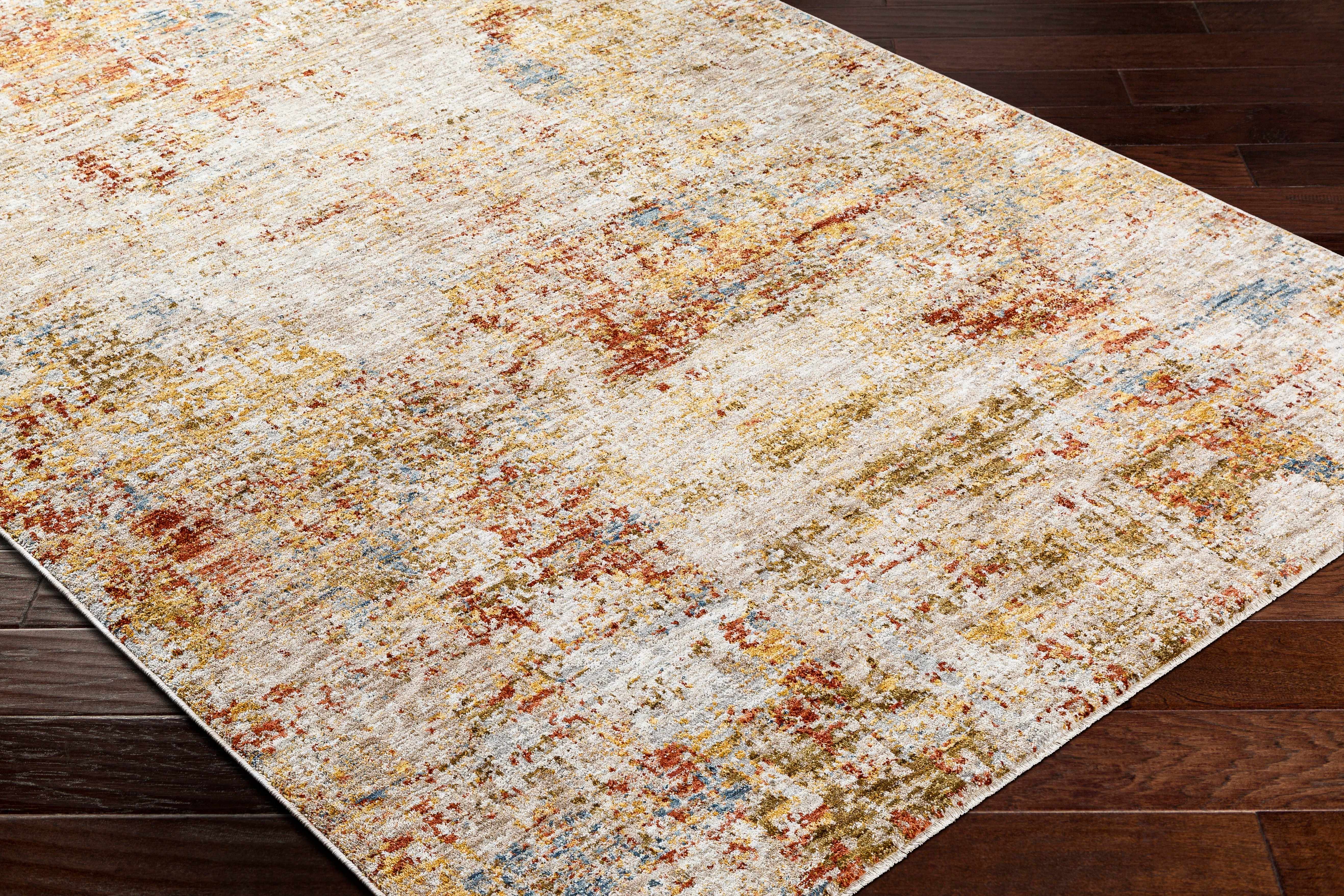 Eula Textured Rug with Fringes - Image 7