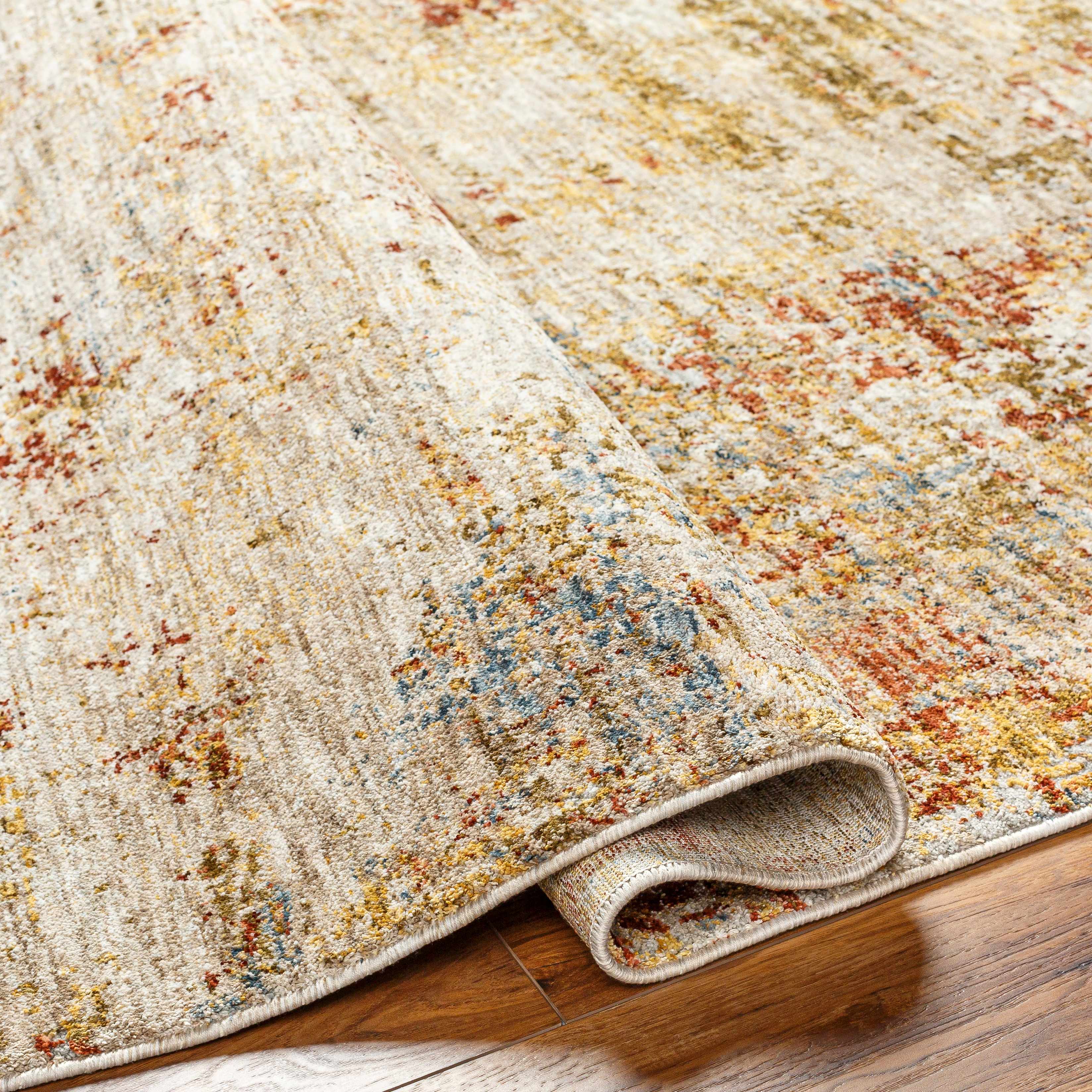Eula Textured Rug with Fringes - Image 8