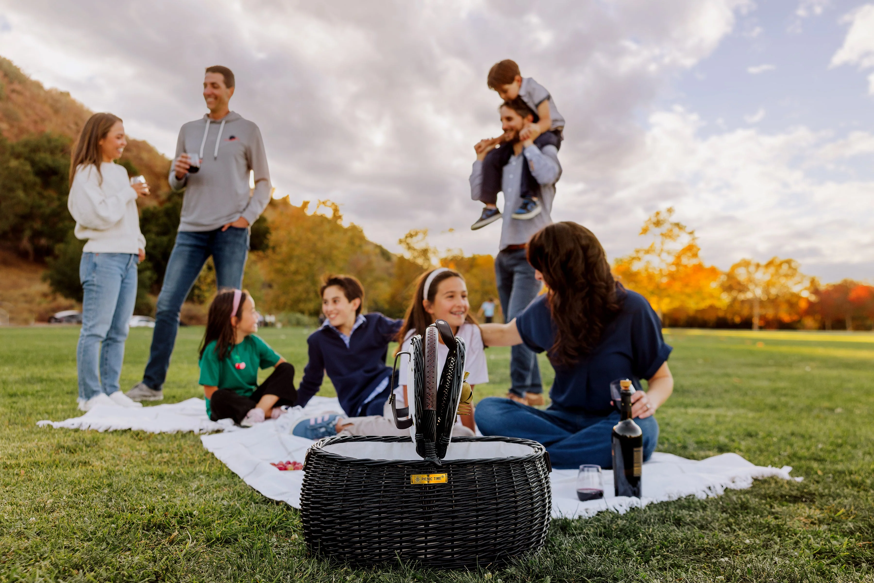 Evening Picnic Basket with Service for Two - Image 7