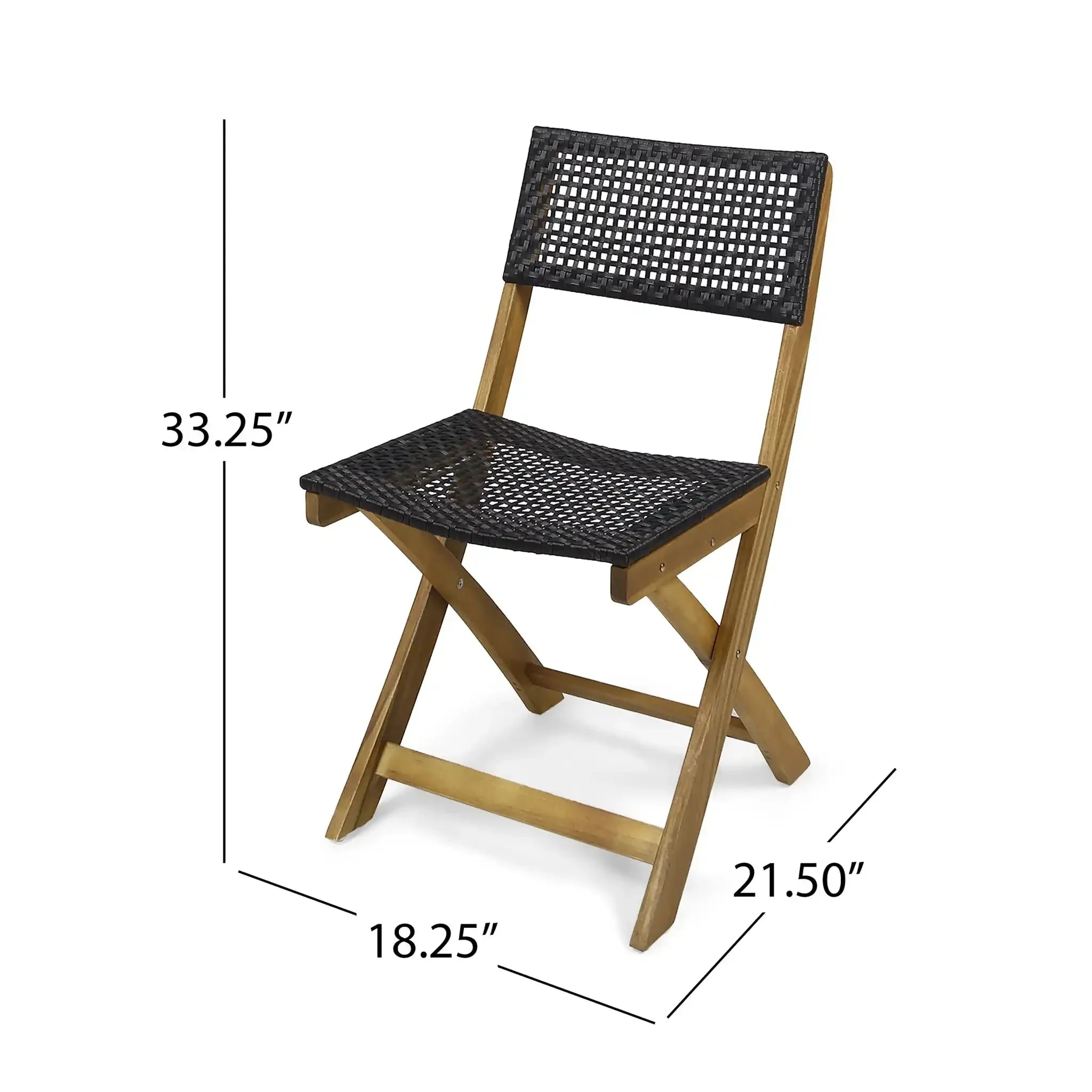 Ever - Outdoor Dining Set With Dining Table And 2 Chair - Image 2